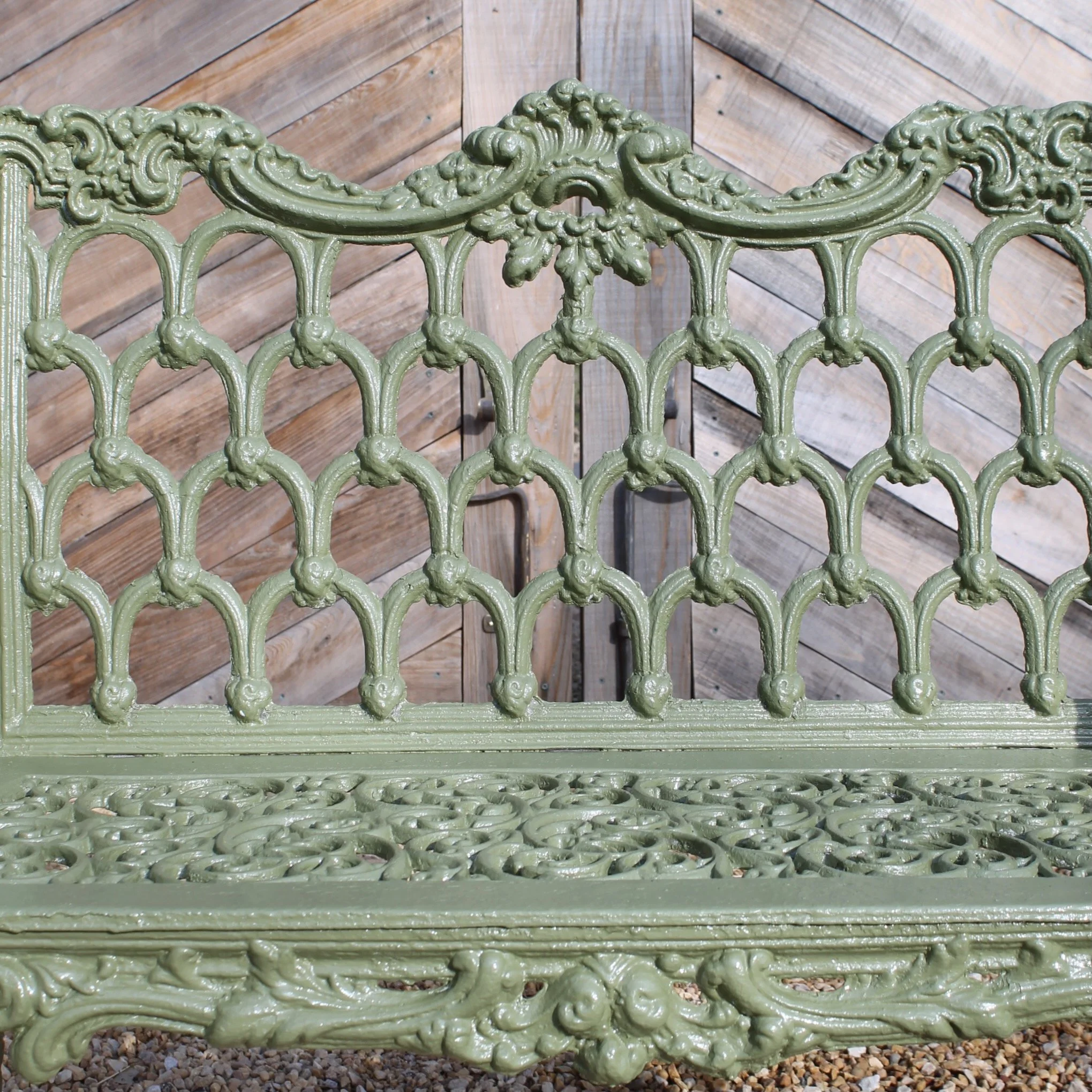 Pair of American "White House" Garden Benches