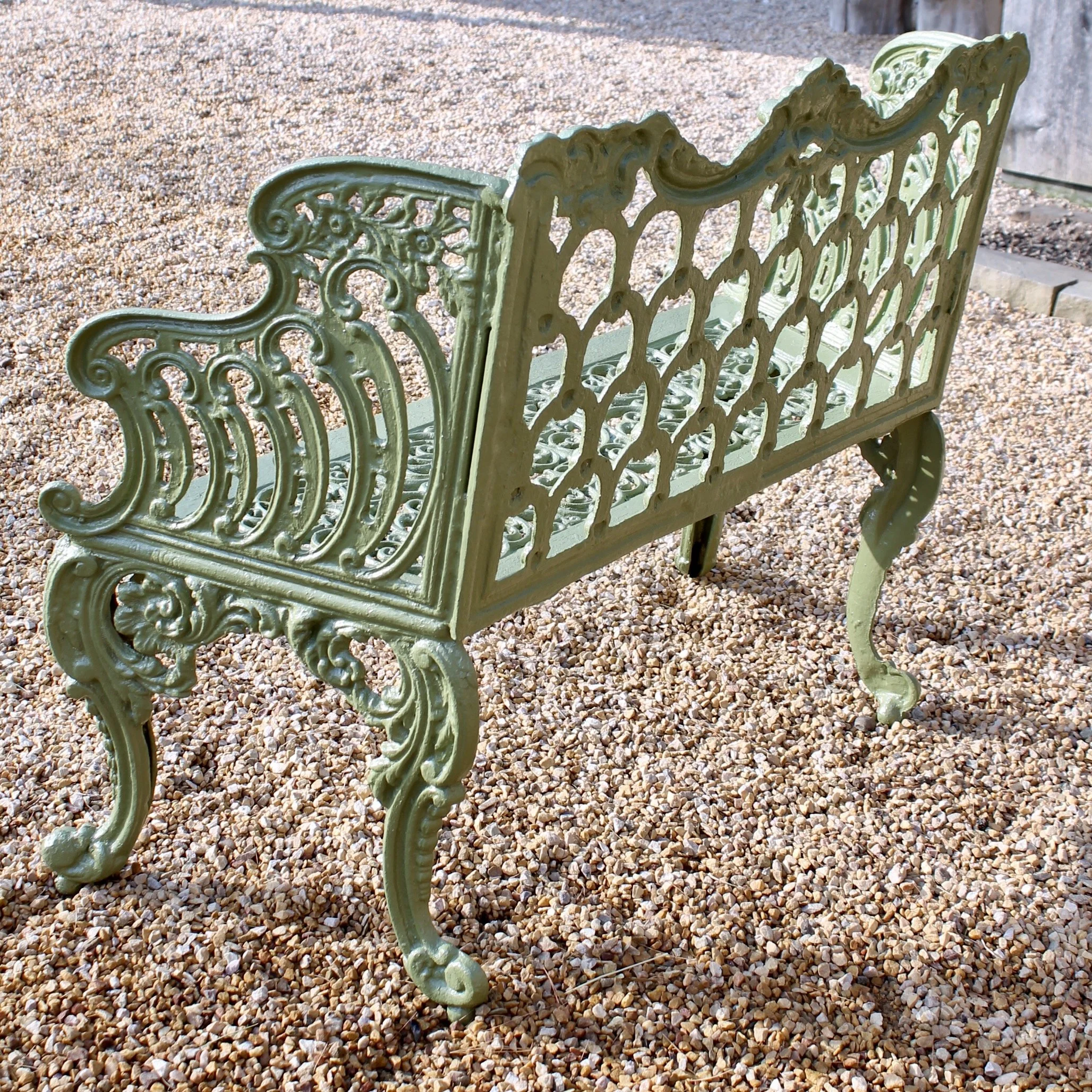 Pair of American "White House" Garden Benches
