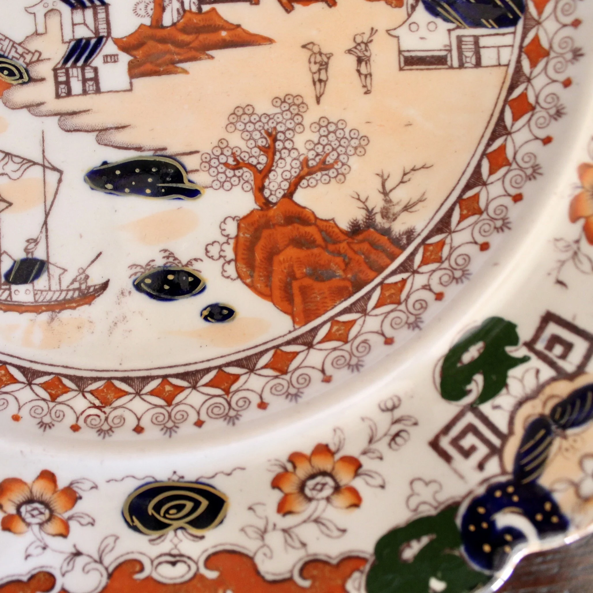 Mason’s Ironstone Nanking Pattern Imari Dinner Plates