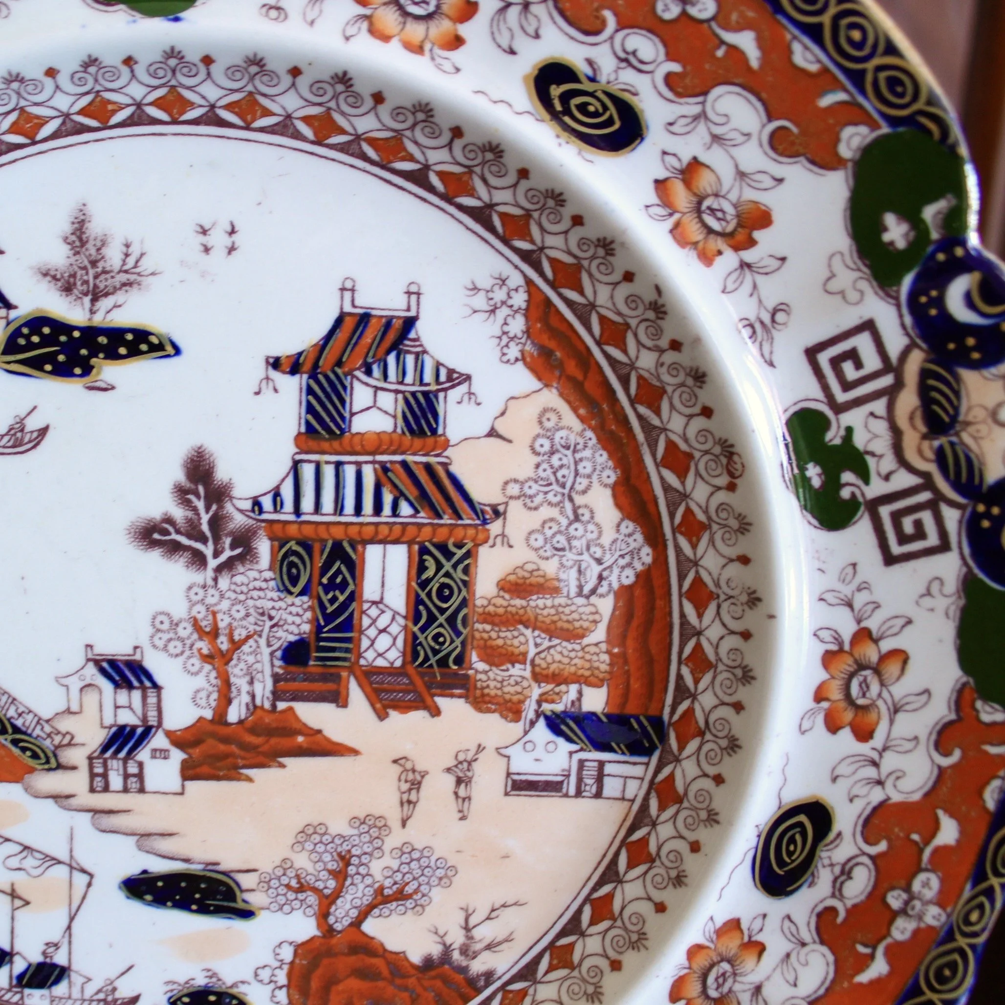 Mason’s Ironstone Nanking Pattern Imari Dinner Plates