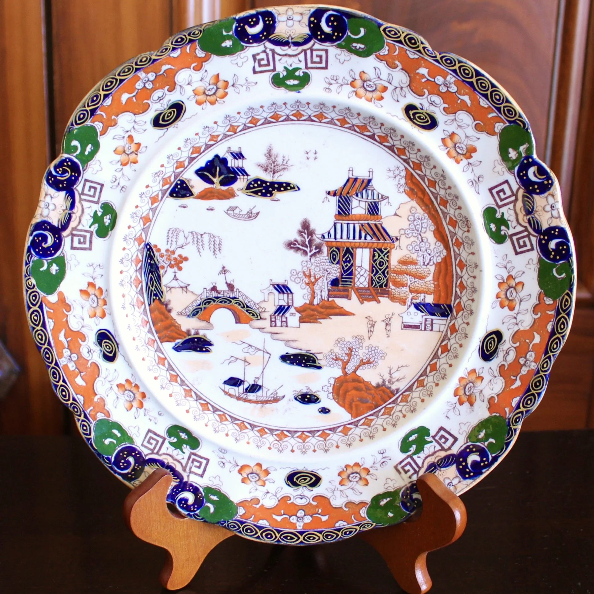 Mason’s Ironstone Nanking Pattern Imari Dinner Plates