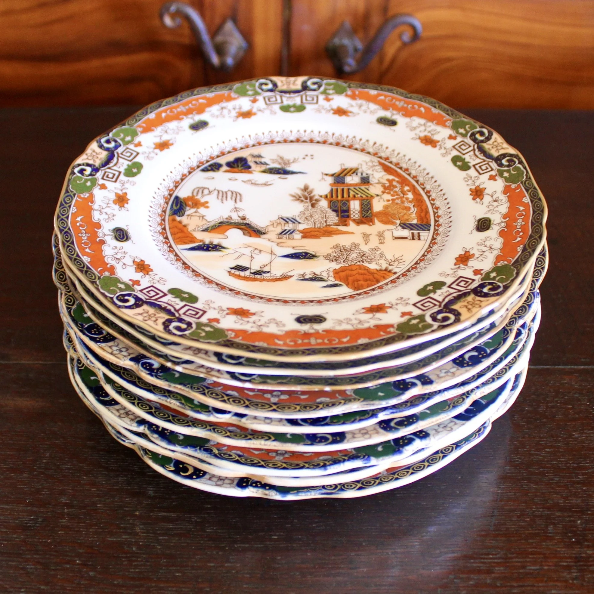 Mason’s Ironstone Nanking Pattern Imari Dinner Plates