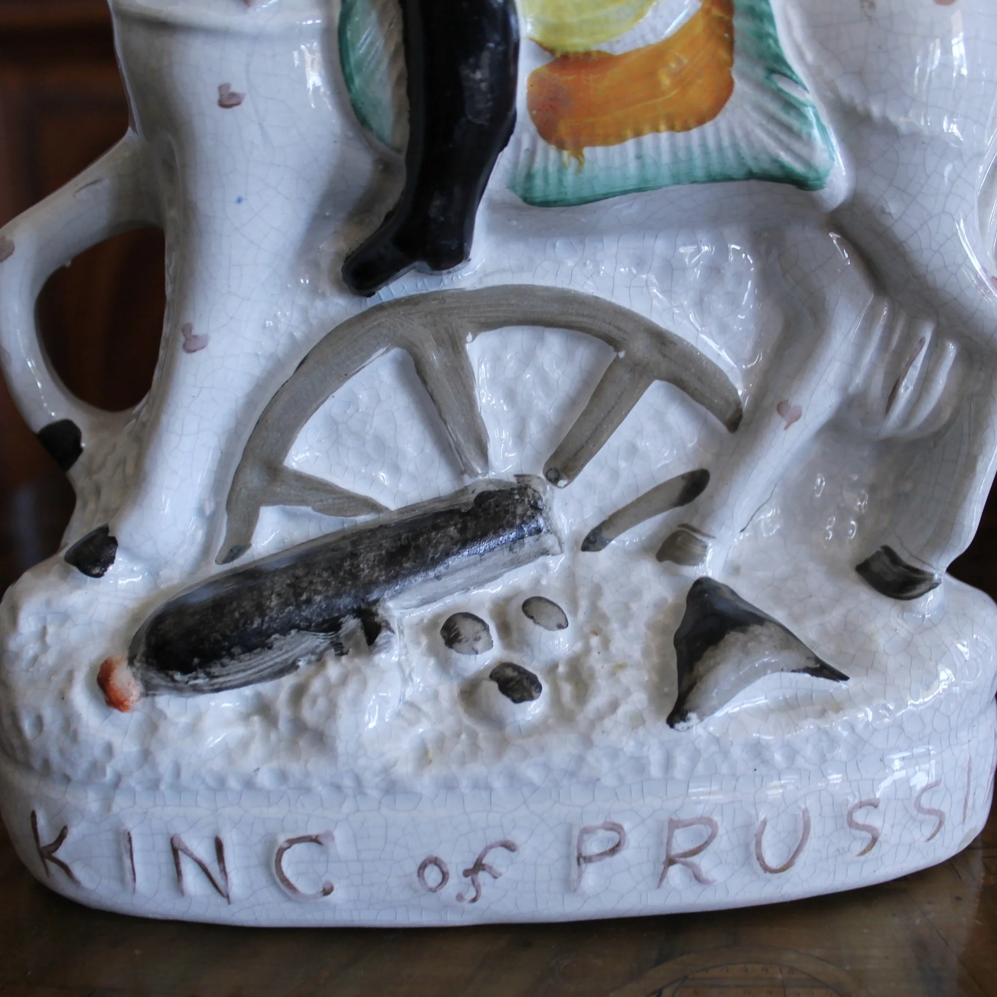 Large Staffordshire Military Figures on Horseback- a pair