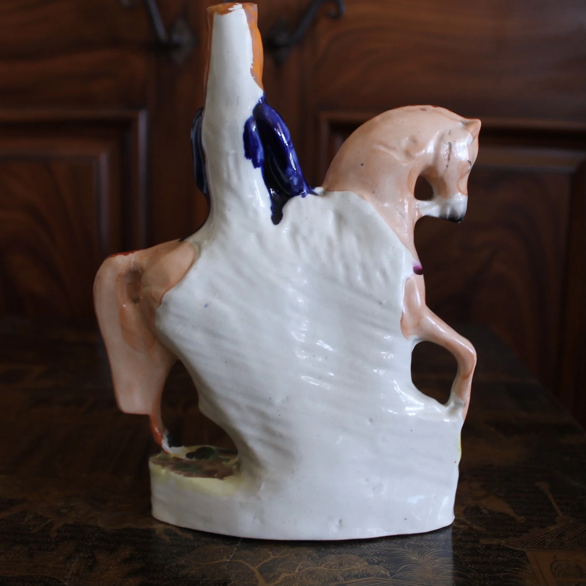 Pair of Staffordshire Military Figures on Horseback, 19th c.