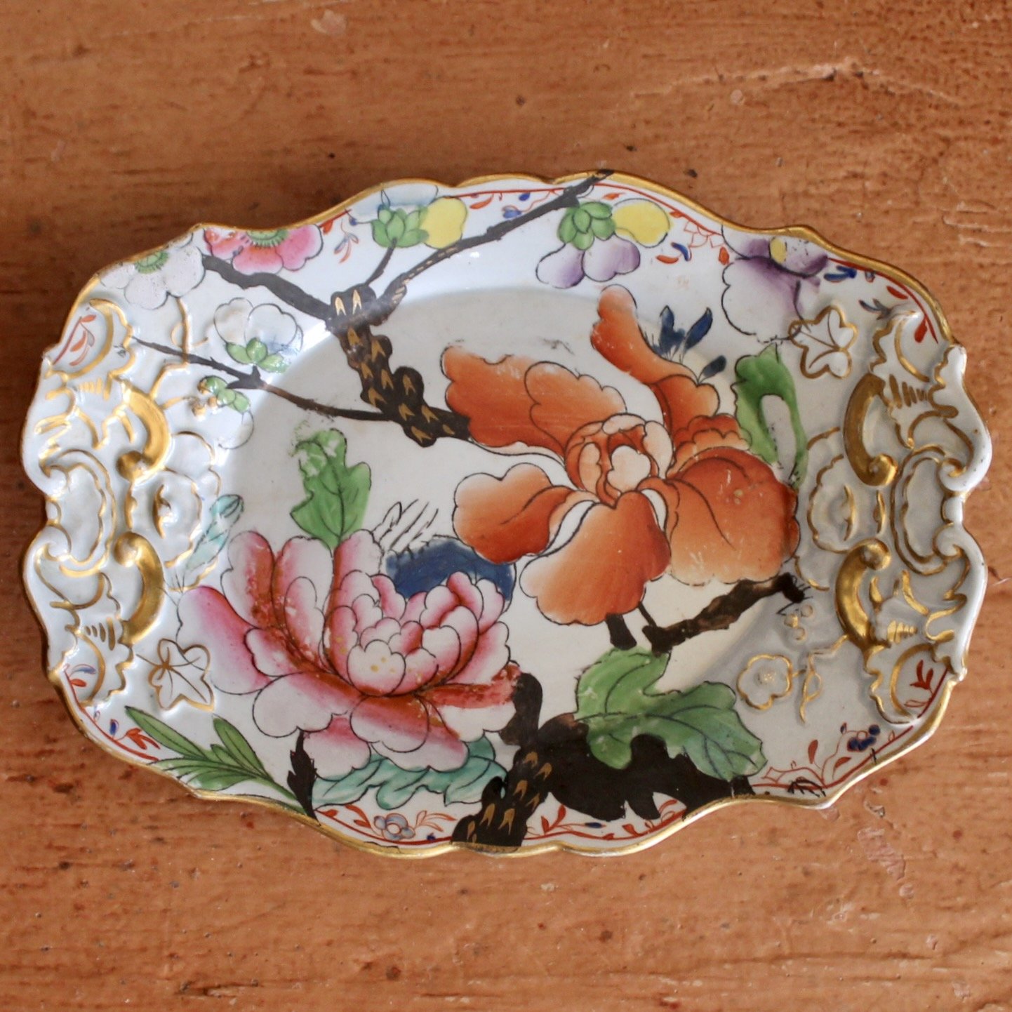 Rare Set of Early Mason’s Ironstone Porcelain, Unusual Shapes