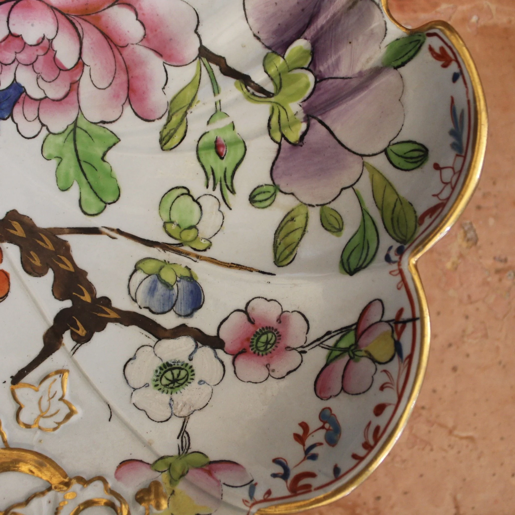 Rare Set of Early Mason’s Ironstone Porcelain, Unusual Shapes