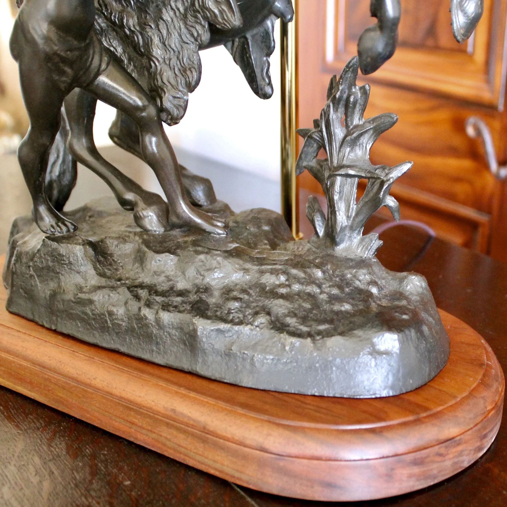 Marly Horse (Cheval De Marly) Cast Spelter Lamp