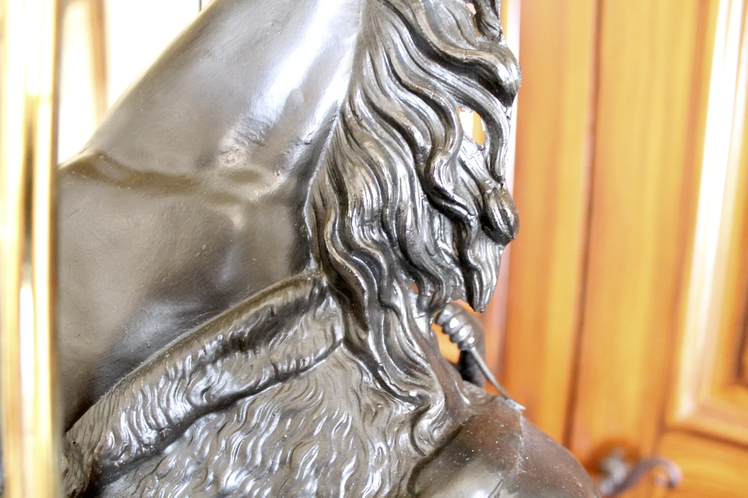 Marly Horse (Cheval De Marly) Cast Spelter Lamp
