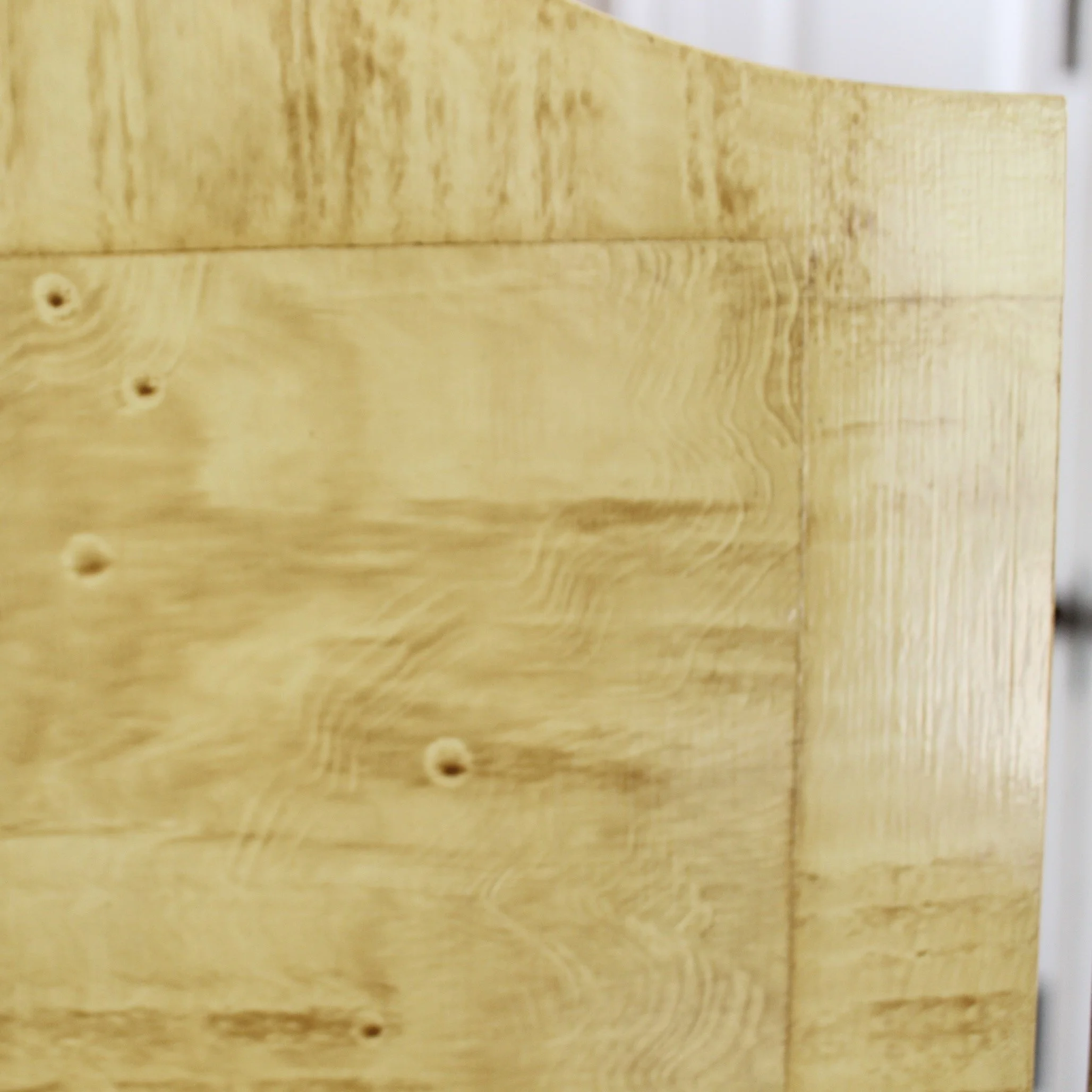 Decorative Folding Screen, Faux Bird’s Eye Maple Wood Grained