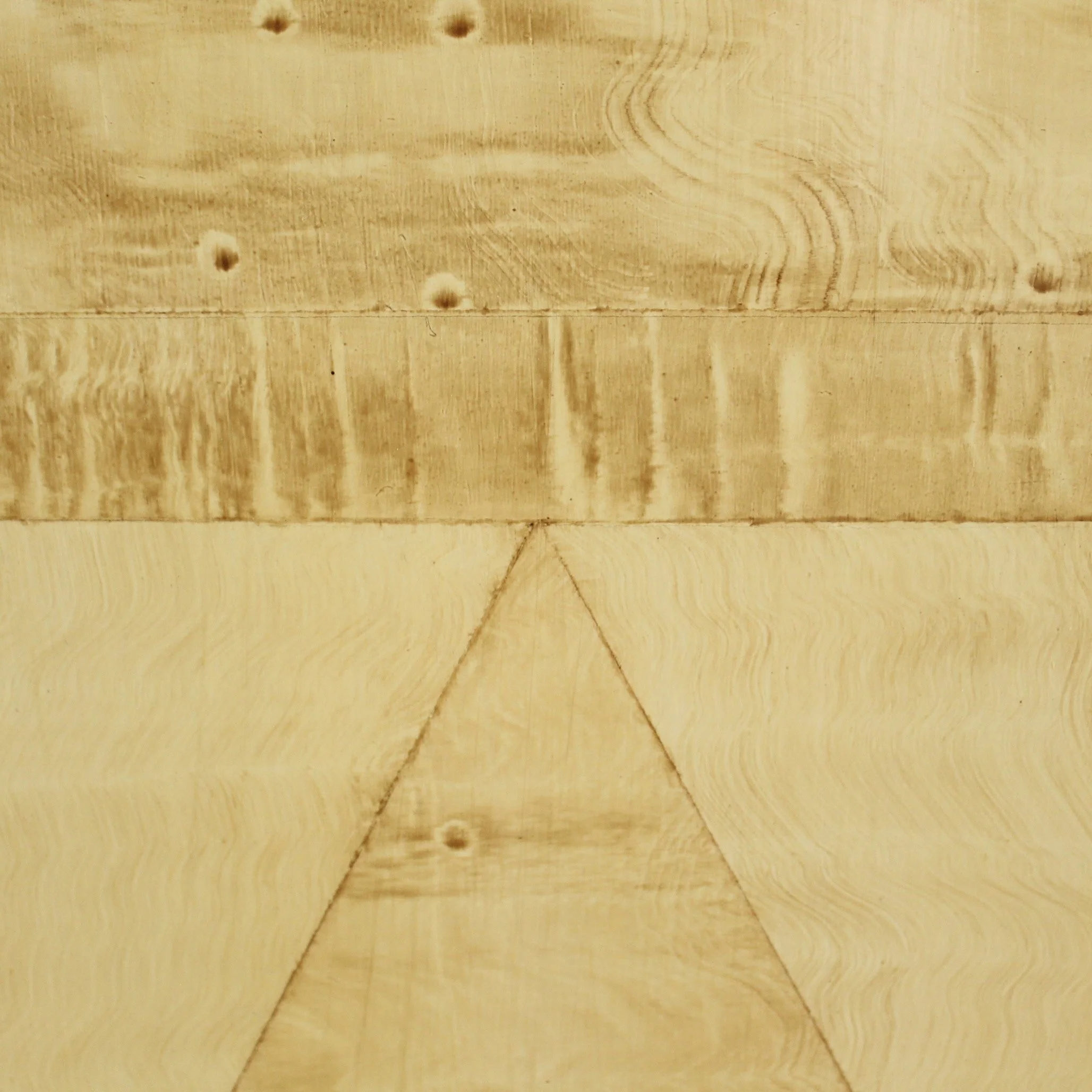 Decorative Folding Screen, Faux Bird’s Eye Maple Wood Grained