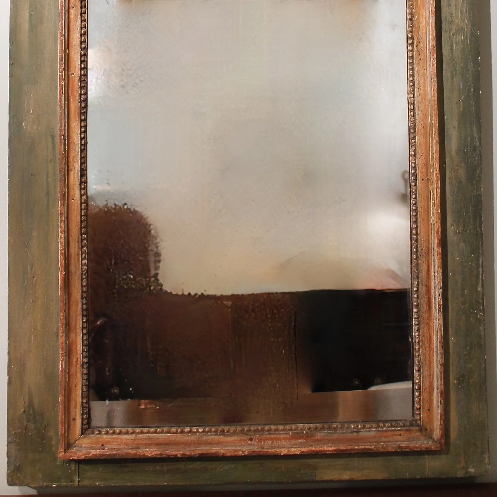 French Louis XVI Period Trumeau Mirror, 18th Century