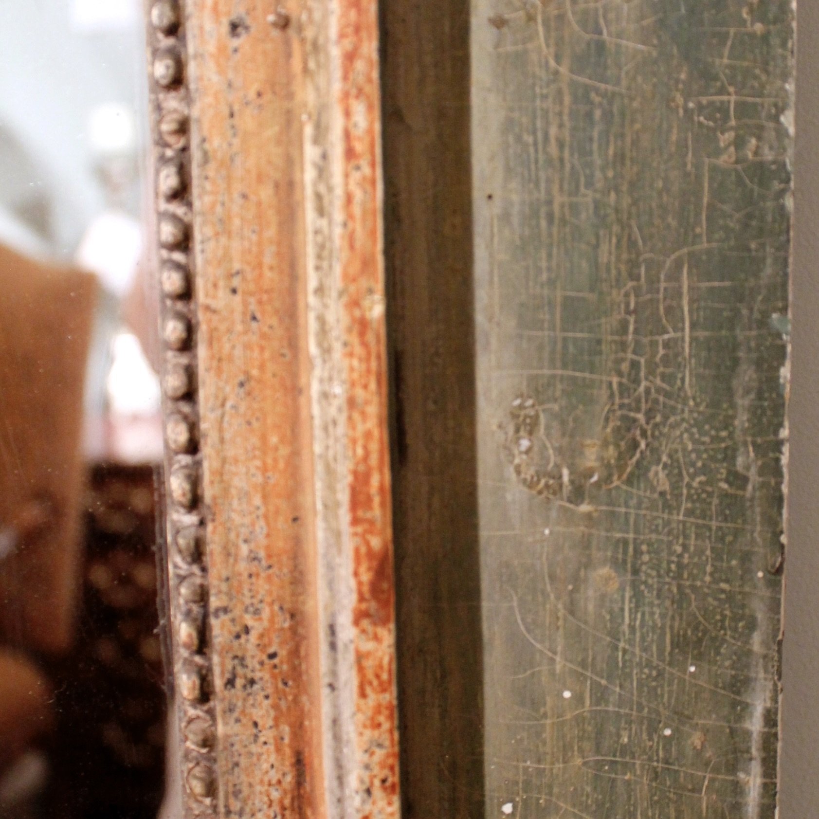 French Louis XVI Period Trumeau Mirror, 18th Century