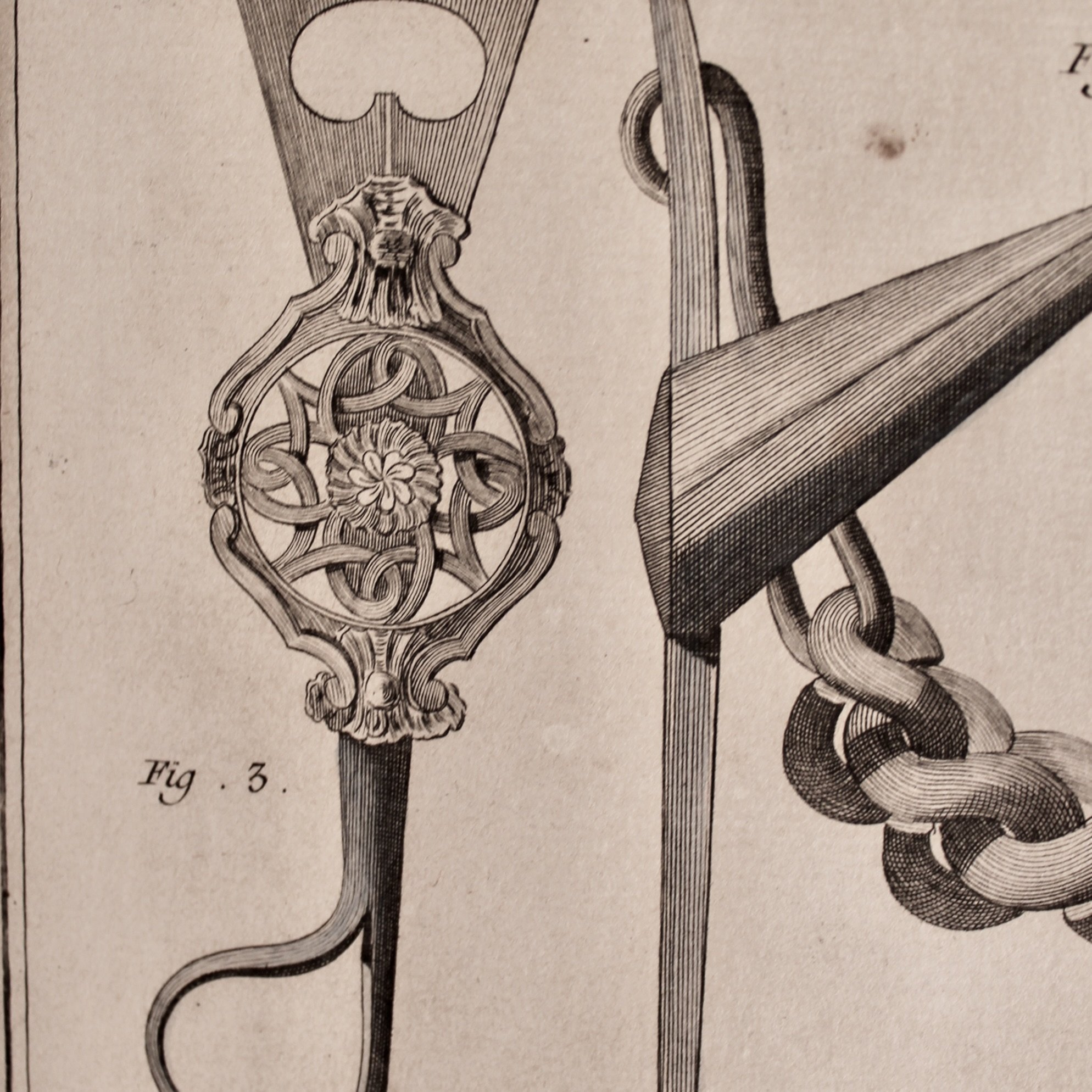 Antique French Engravings of Horse Bits