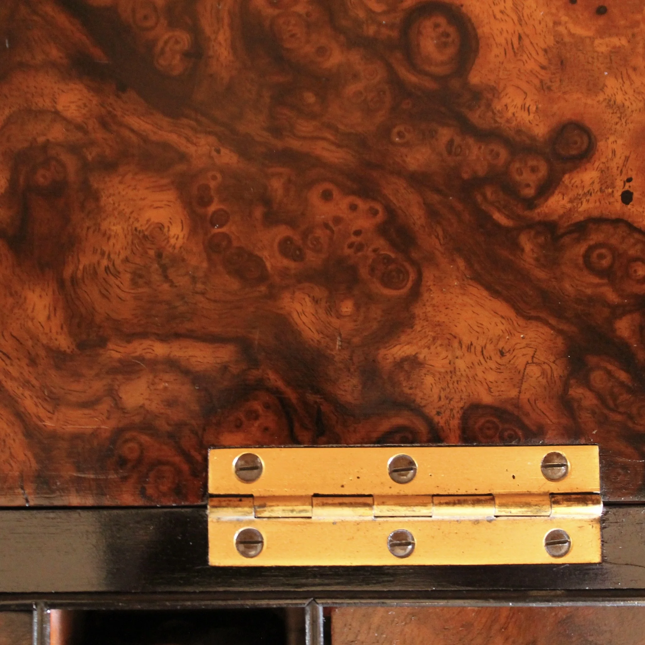 Burl Wood Writing Box, George Betjemann and Sons