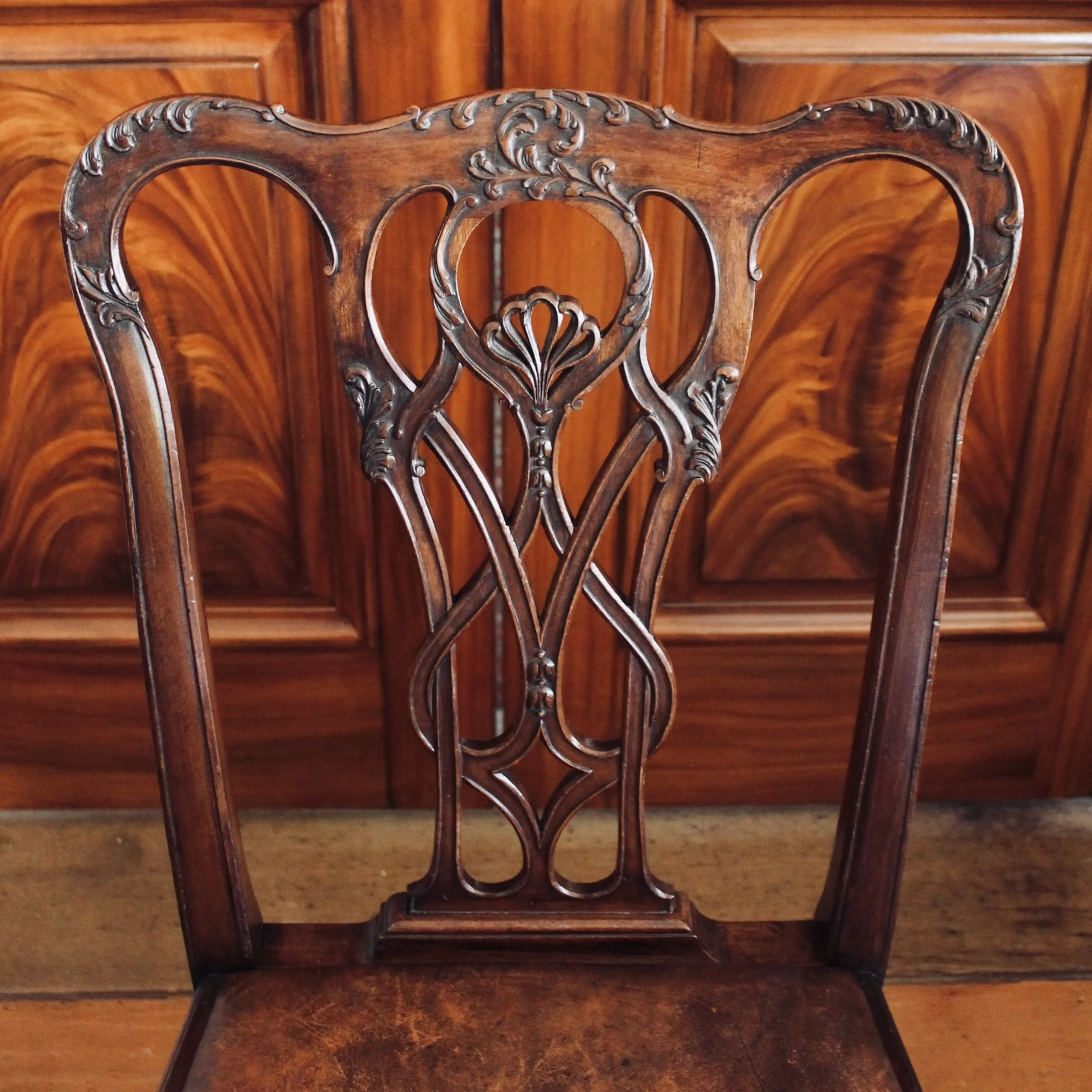 Georgian Style Dining Chairs - Set of Six