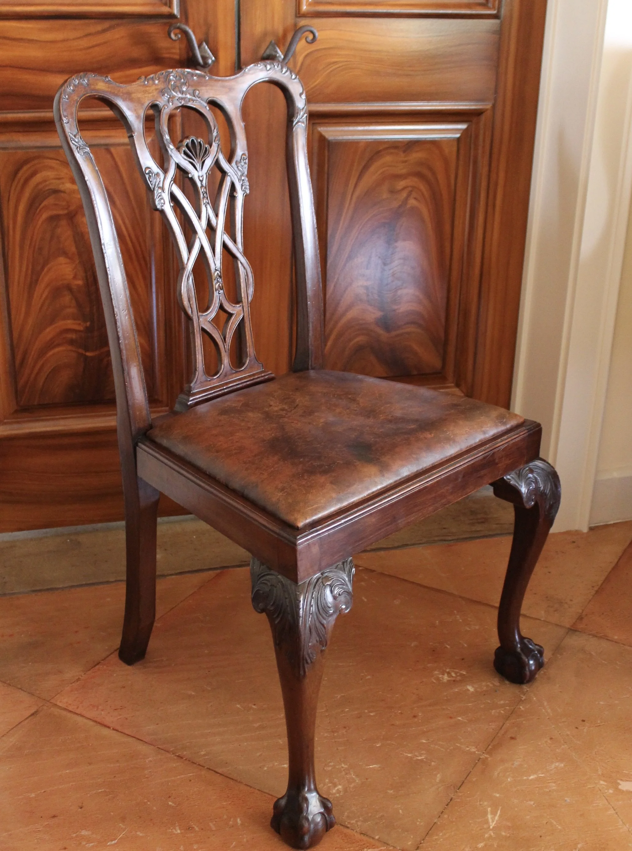 Georgian Style Dining Chairs - Set of Six