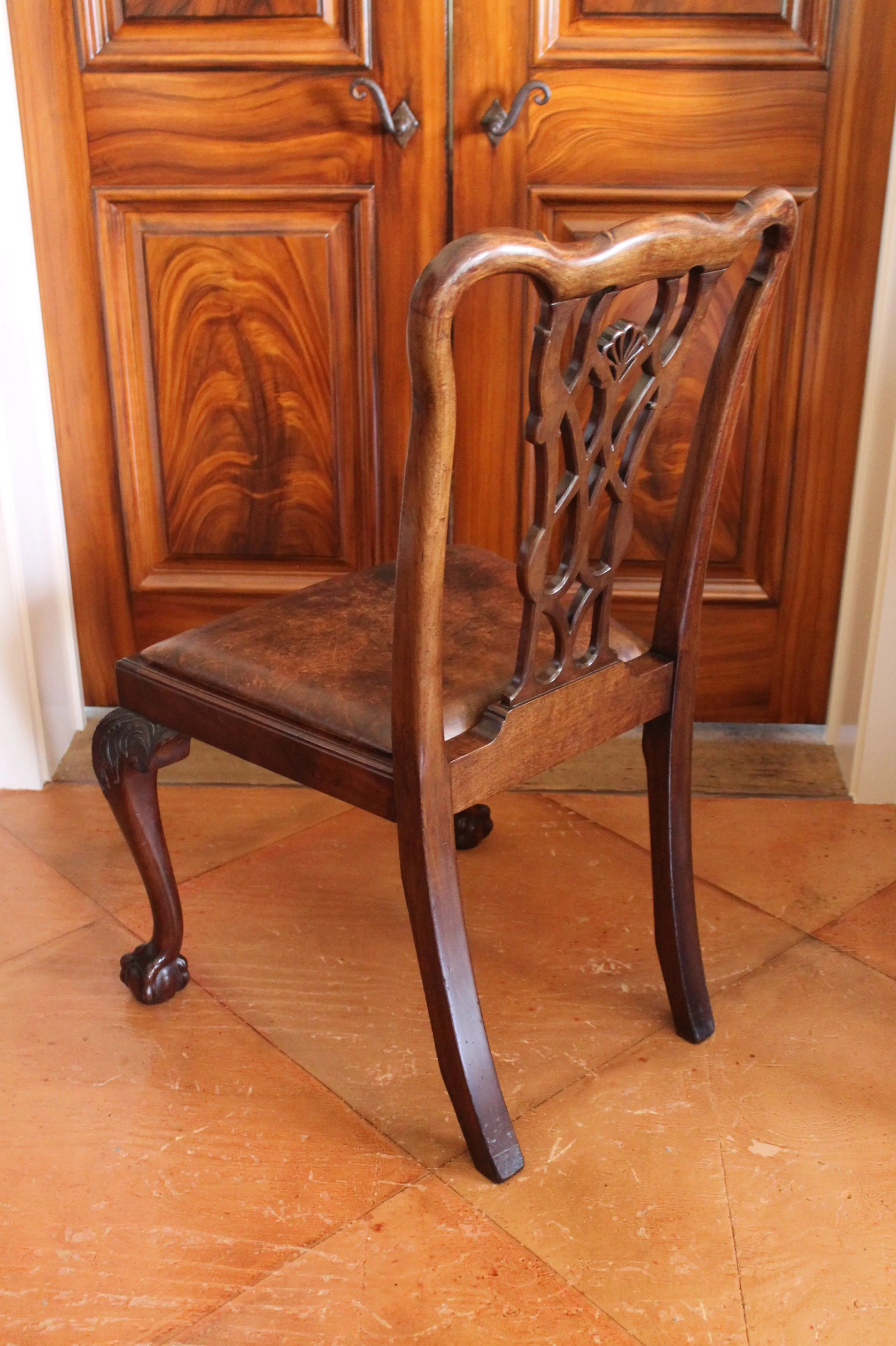 Georgian Style Dining Chairs - Set of Six