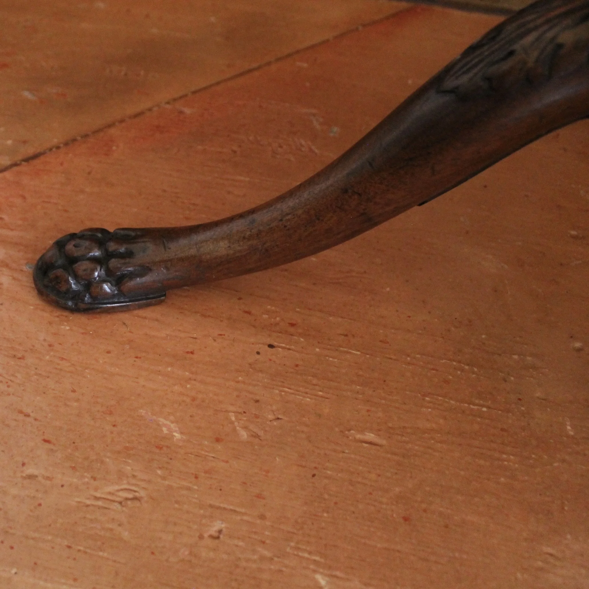 Small Georgian Mahogany Tilt Top Candle Stand Table