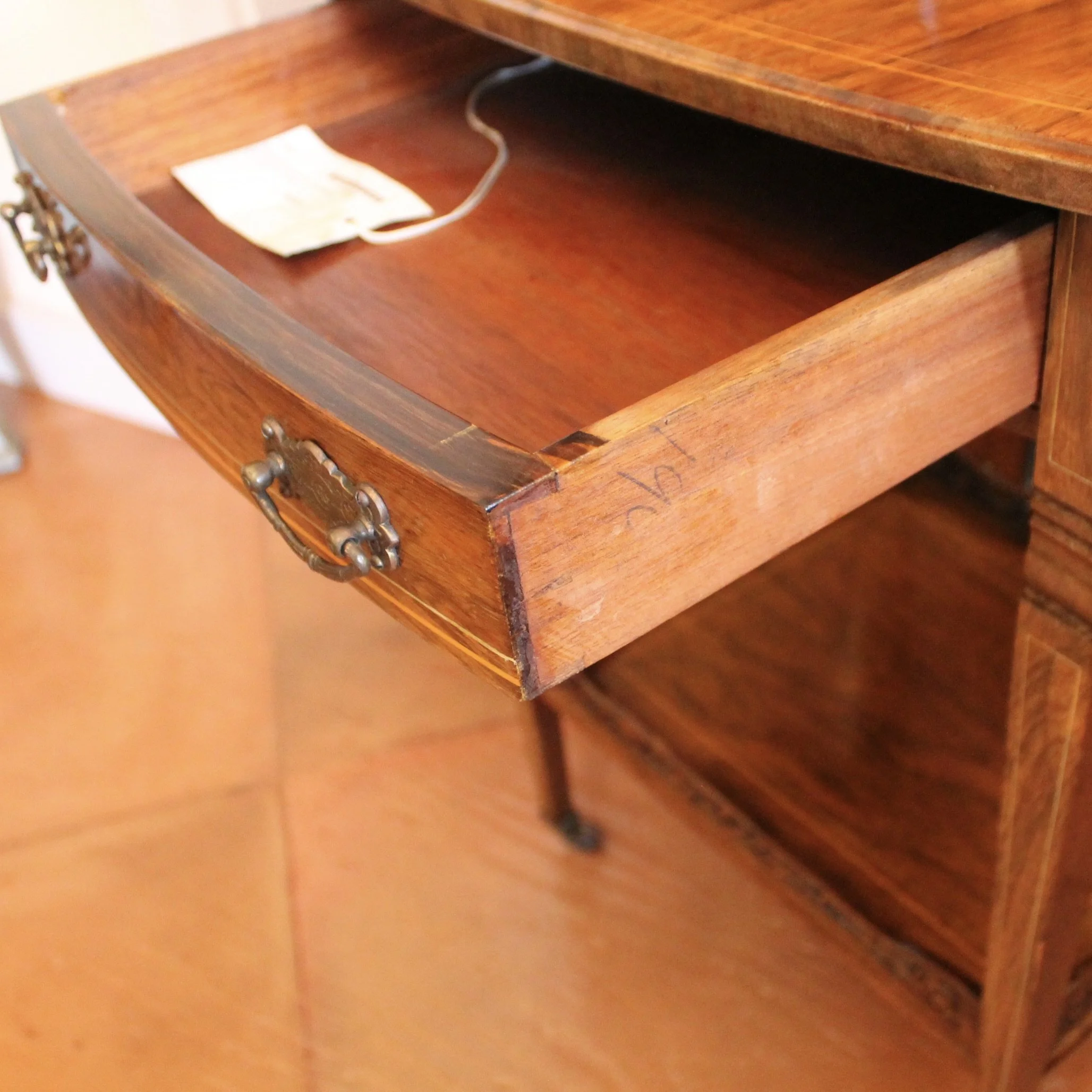 Small Edwardian Inlaid Rosewood Pembroke Table