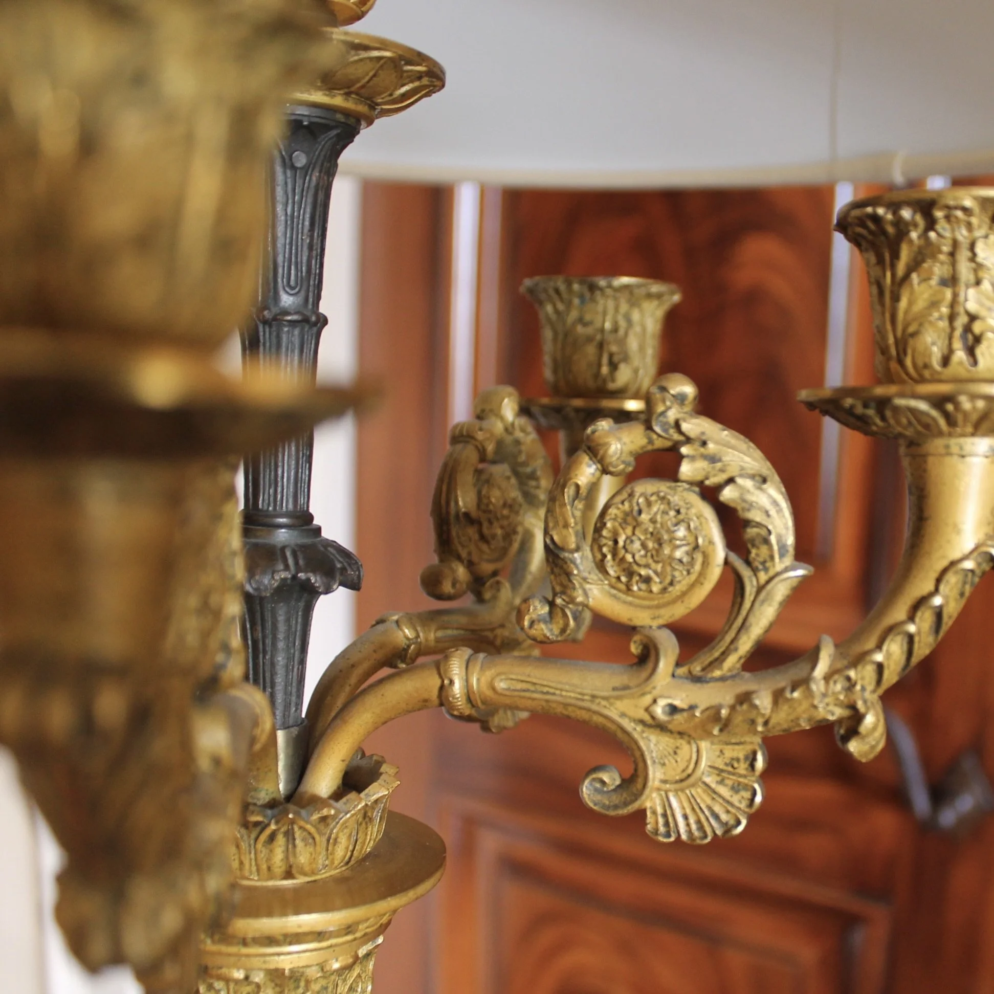 Charles X Style French Candelabra Lamp