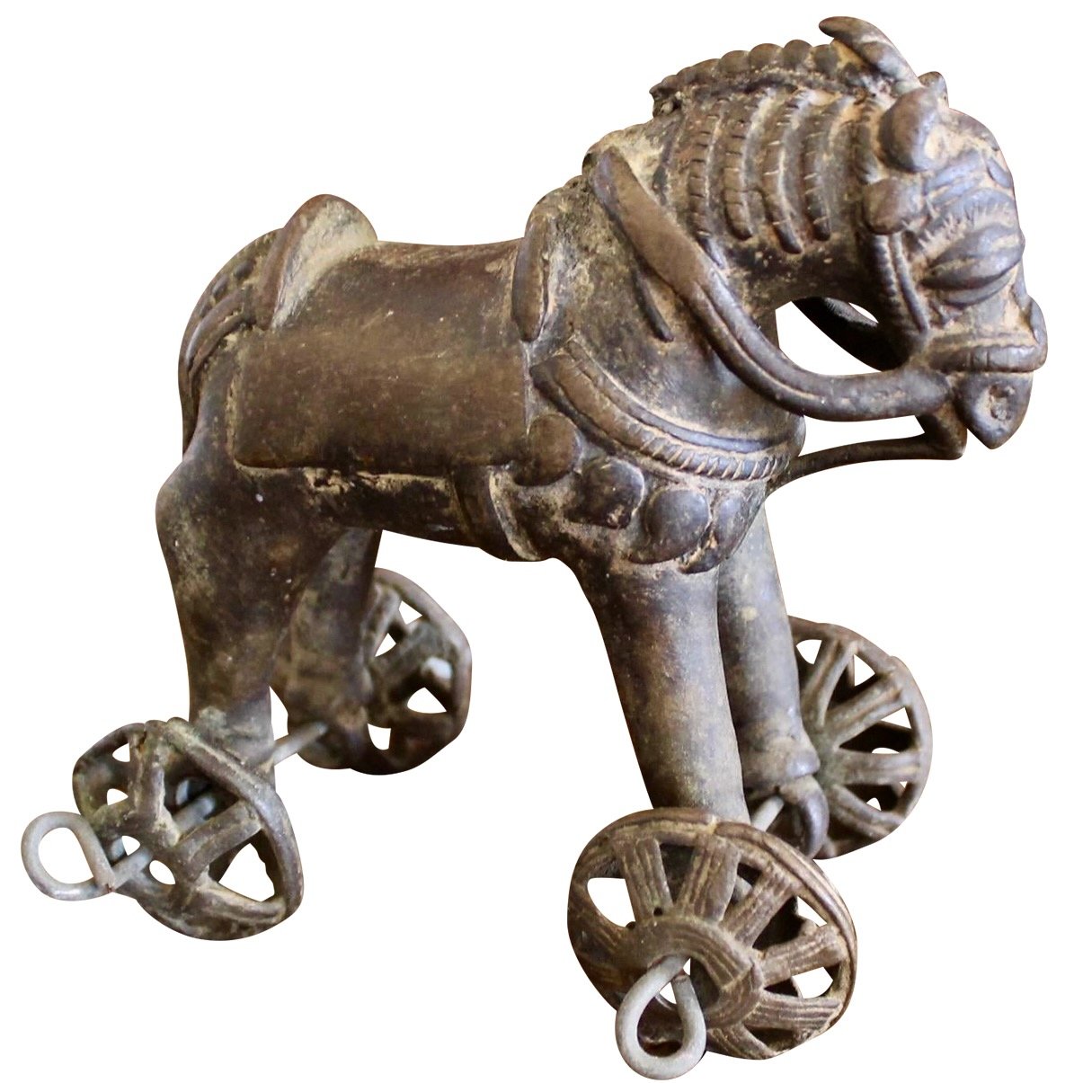 Temple Toy, Indian bronze horse sculpture