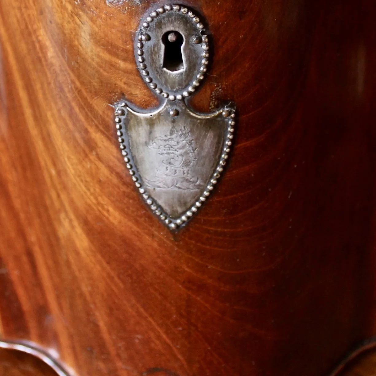 Georgian Inlaid Mahogany Knife Box / Letter Box