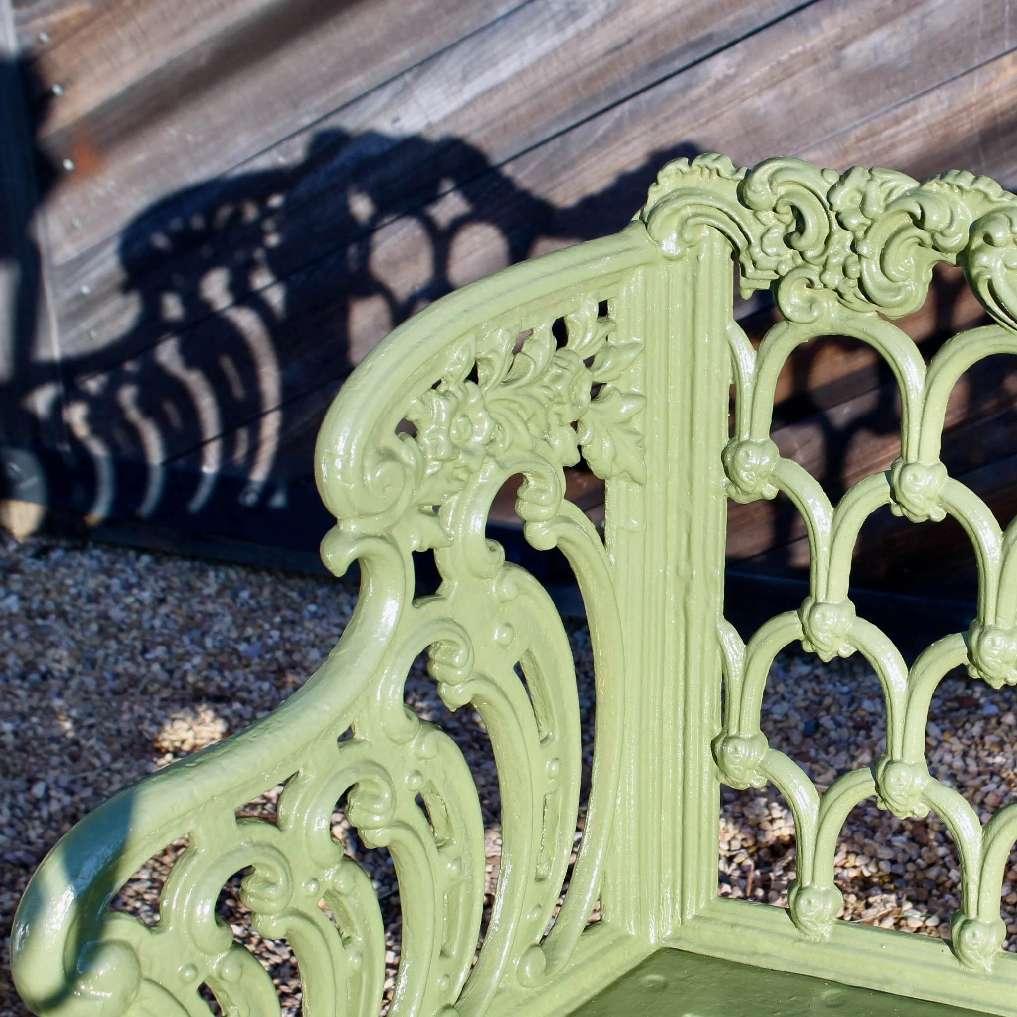 Pair of American "White House" Garden Benches