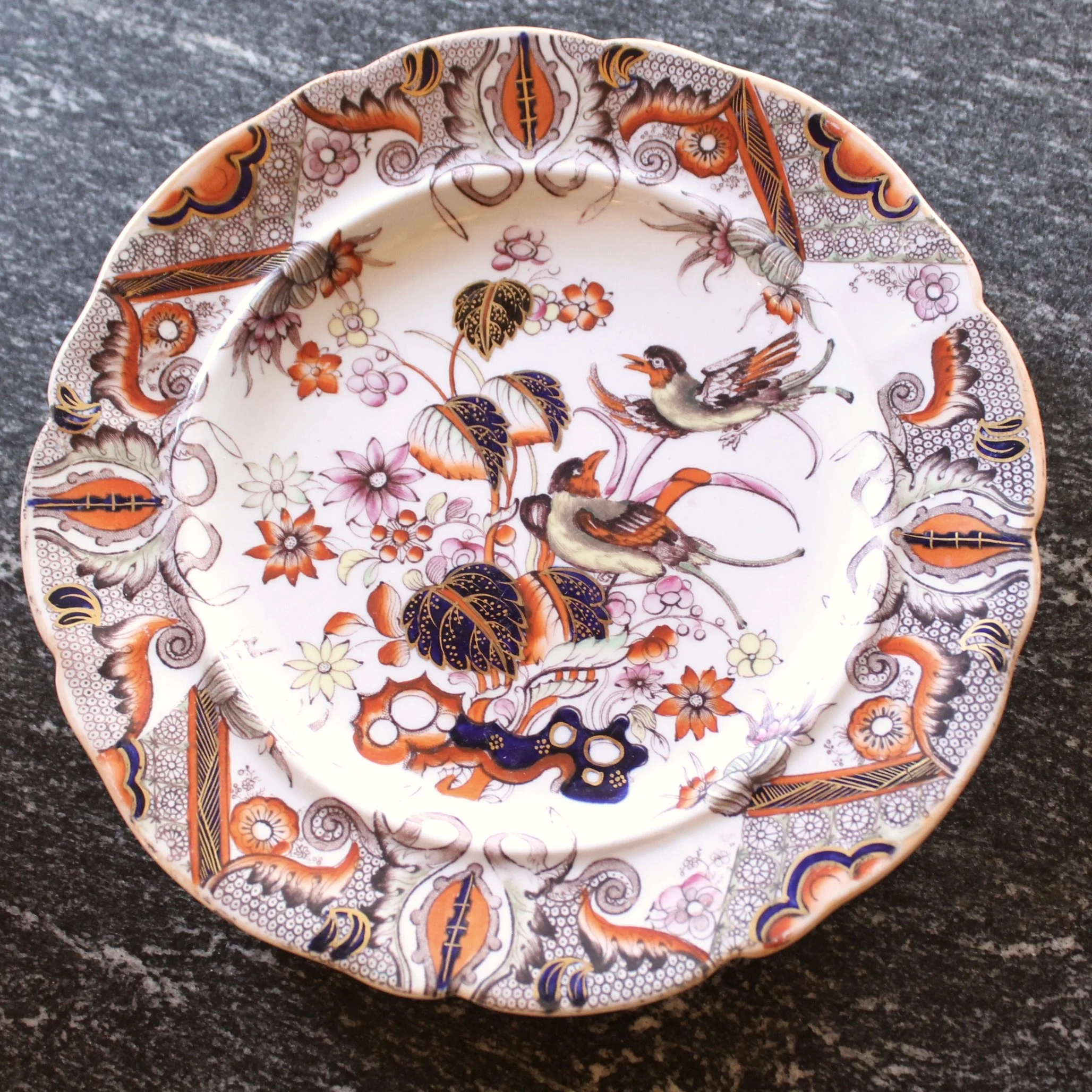 Set of Antique Imari Mason’s Ironstone Dinnerware, 61 Pieces