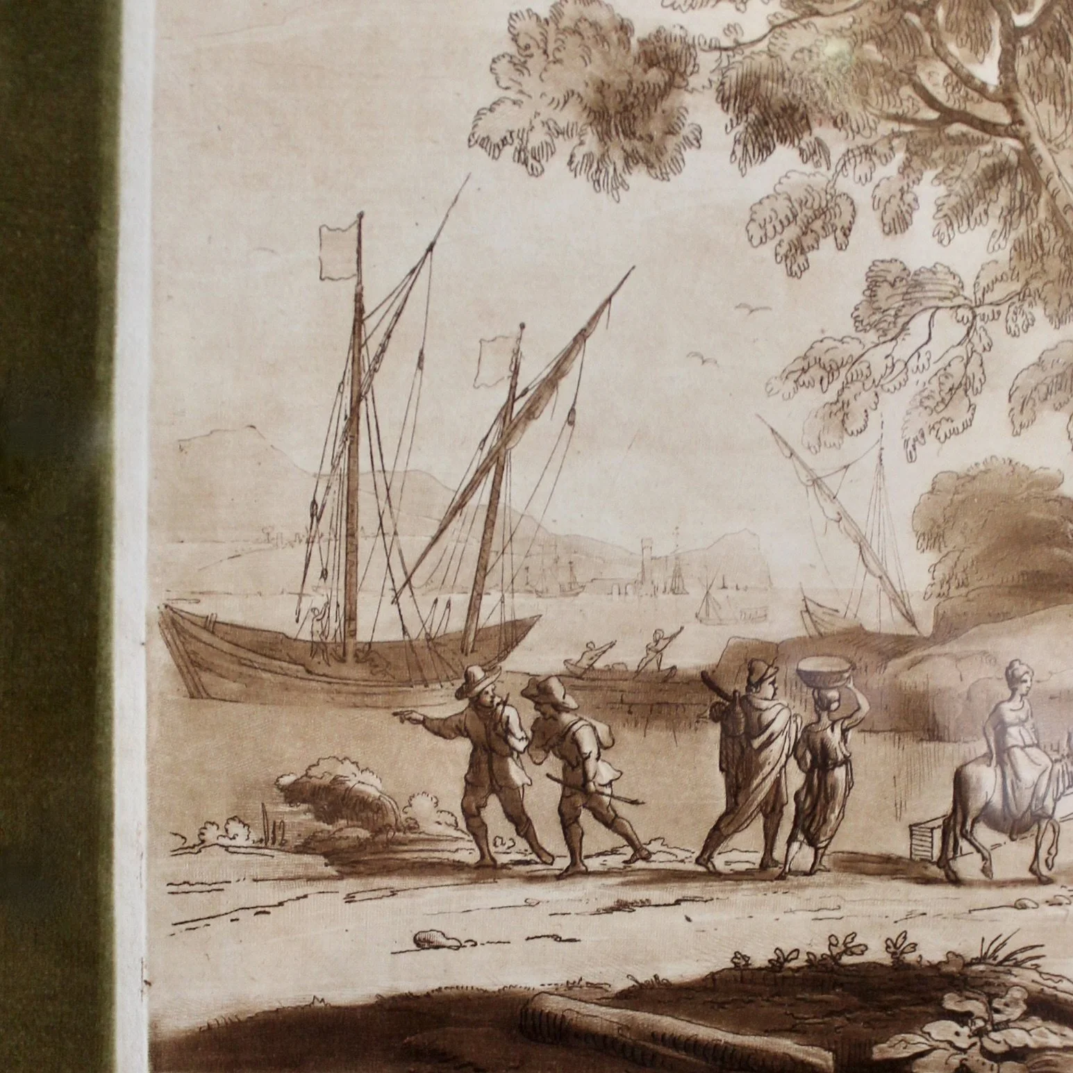 Claude Lorrain Duke of Devonshire sepia engravings