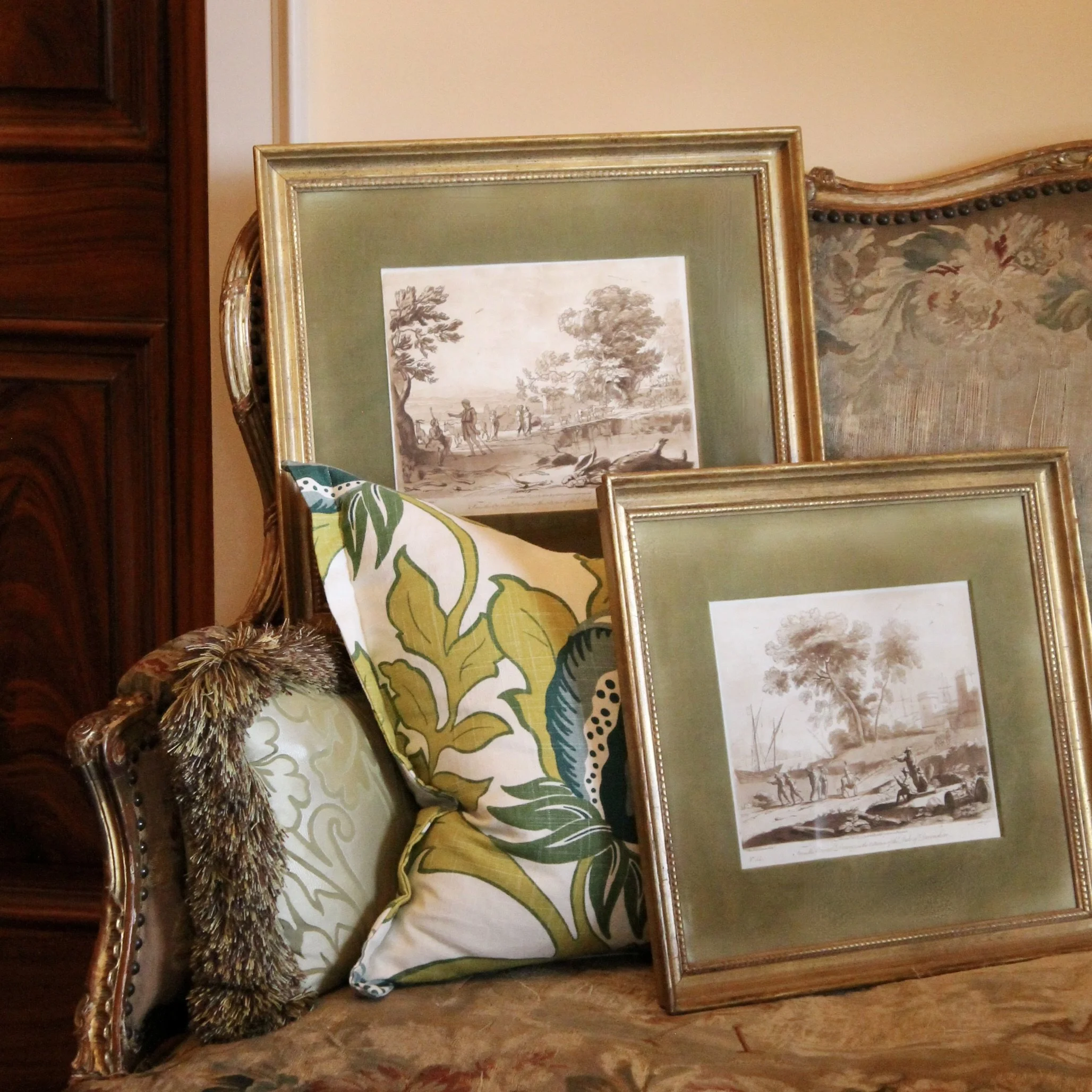 Claude Lorrain Duke of Devonshire sepia engravings