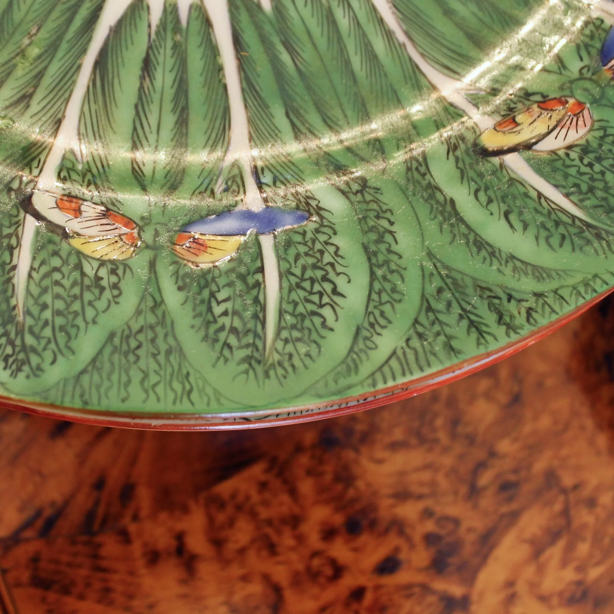 Chinese Export Green (Famille Verte) “Cabbage” Porcelain