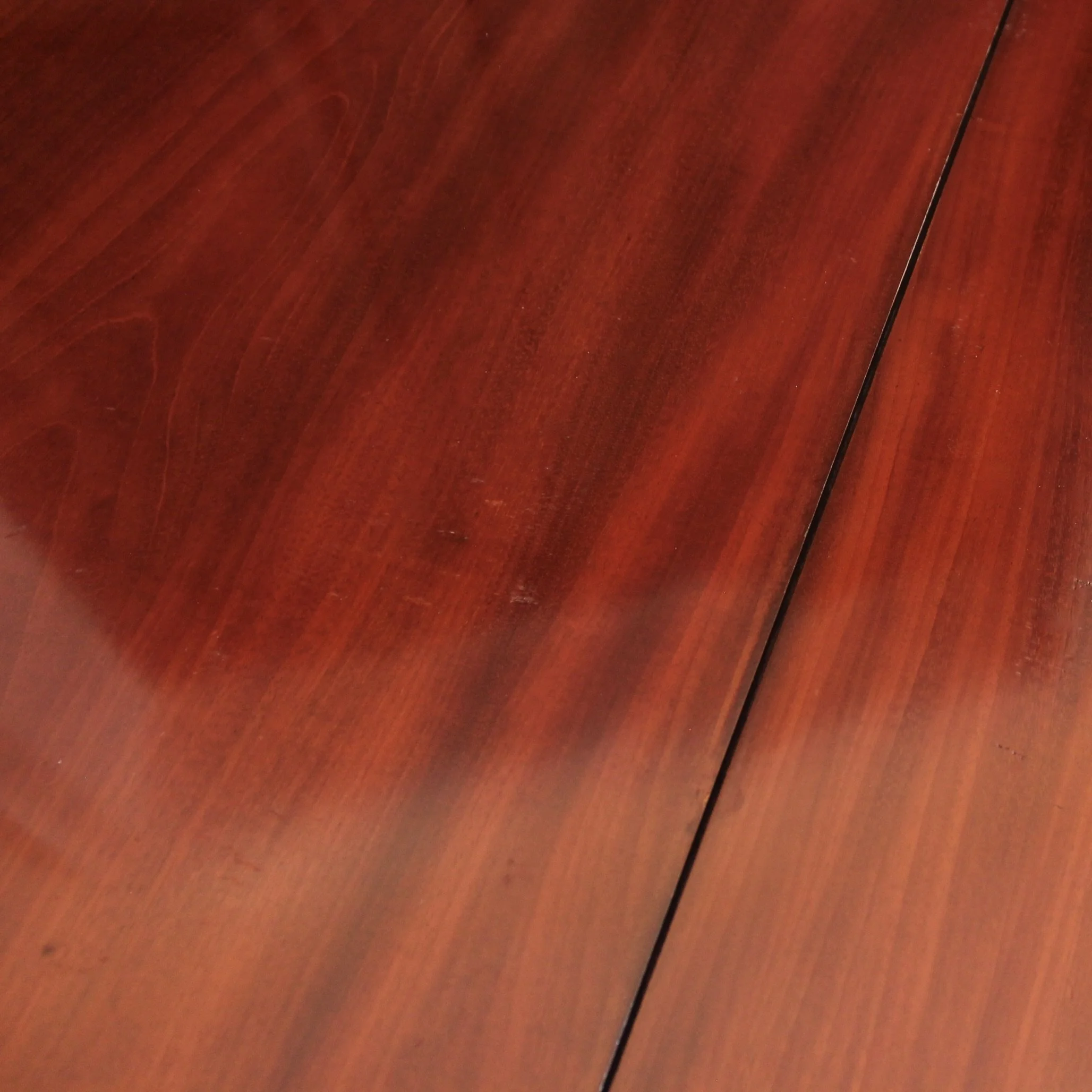 French Faux Marble Top Painted and Mahogany Console Table / Game Table