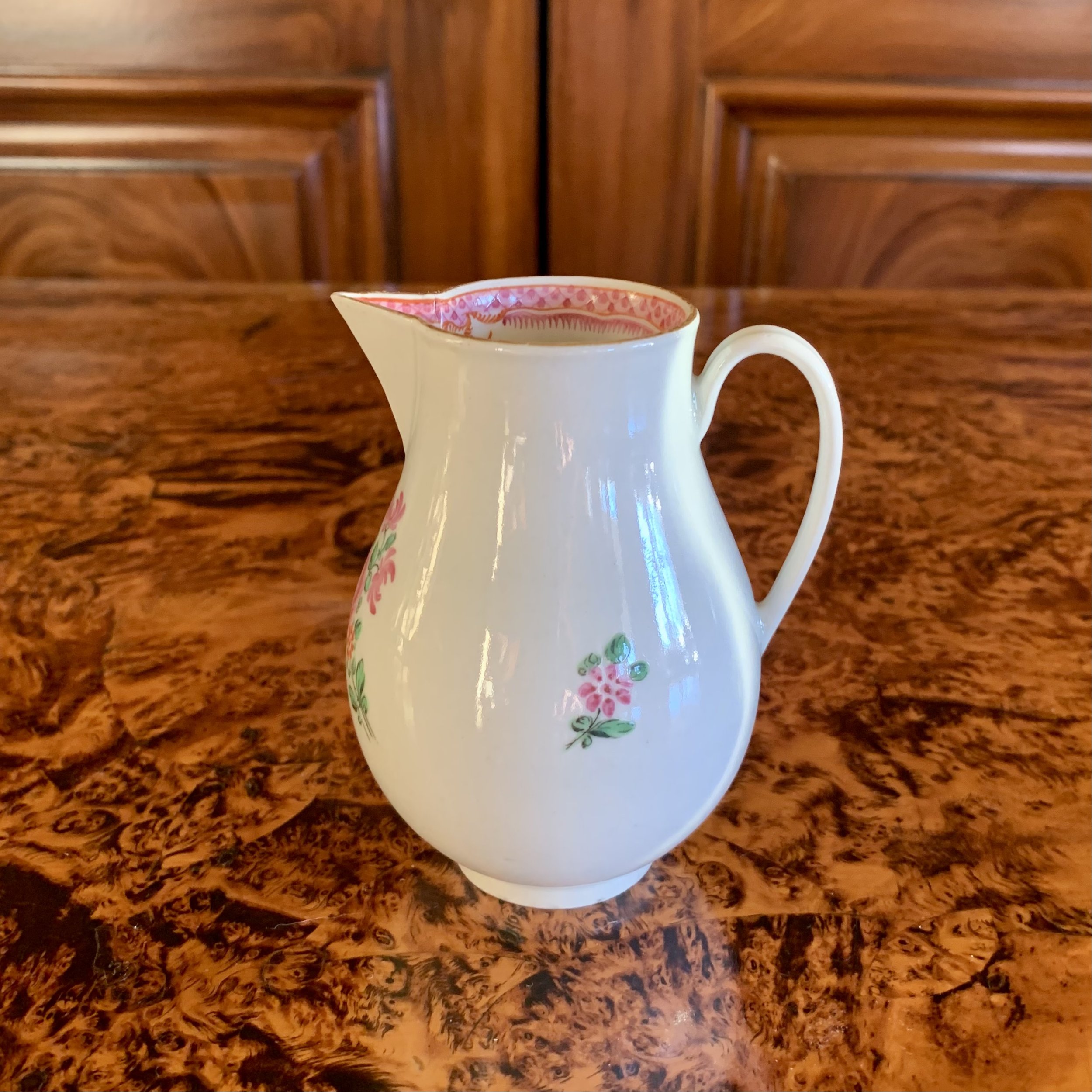 English Derby Chinese Export Porcelain Cream Pitcher