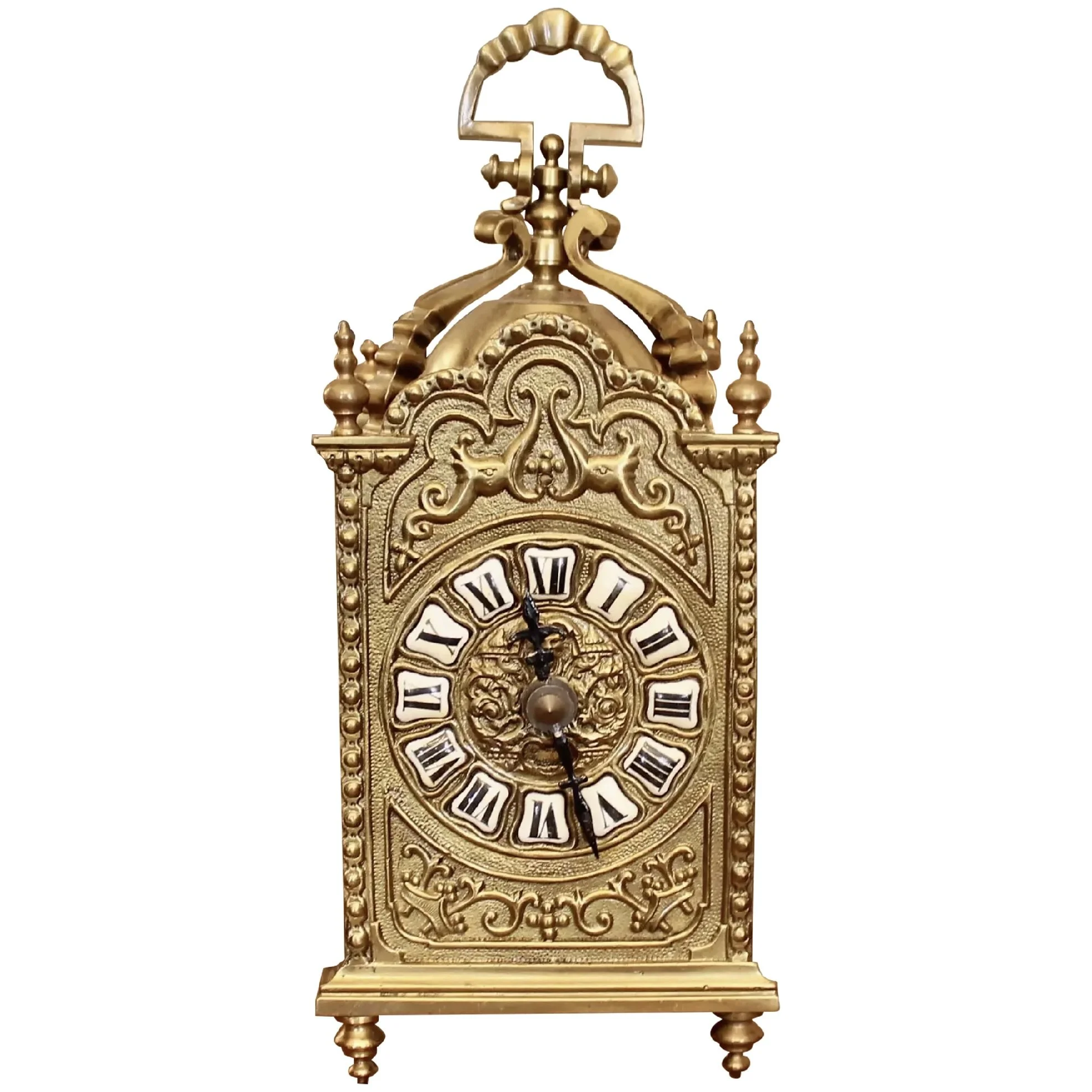 Fine English Brass Carriage Clock, 19th Century