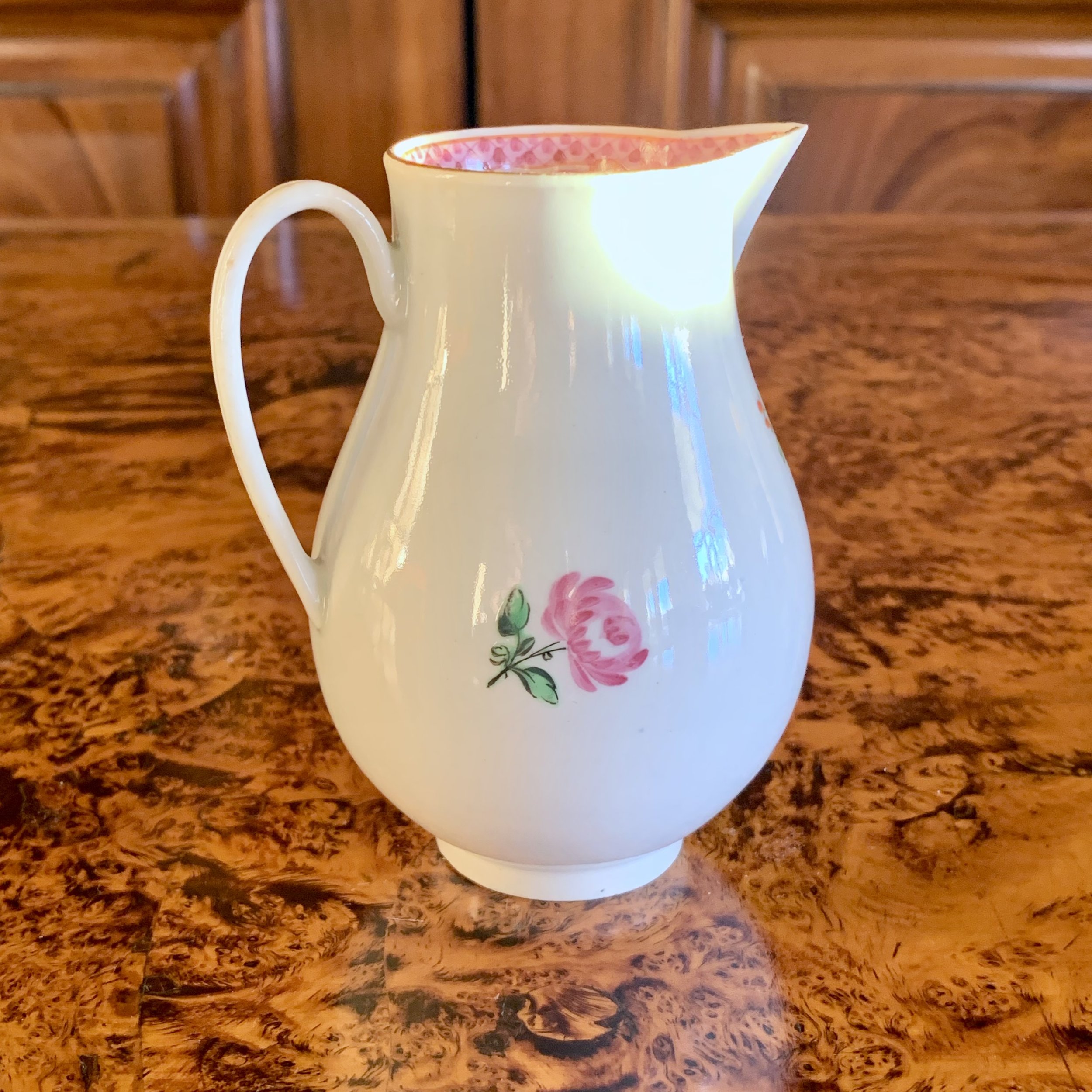 English Derby Chinese Export Porcelain Cream Pitcher