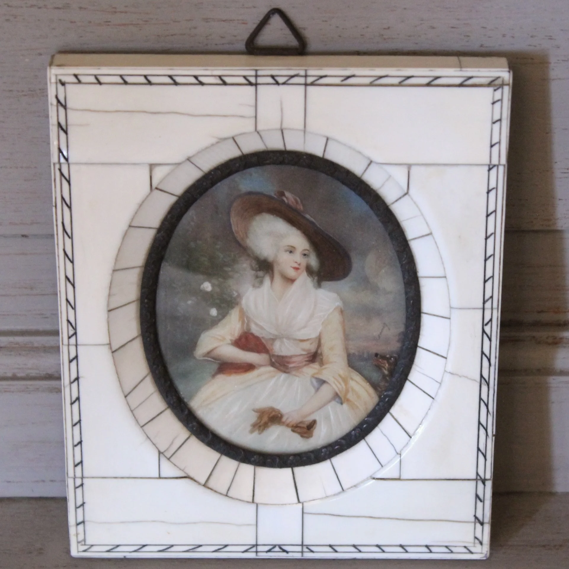 Antique Miniature Portraits In Fine Frames