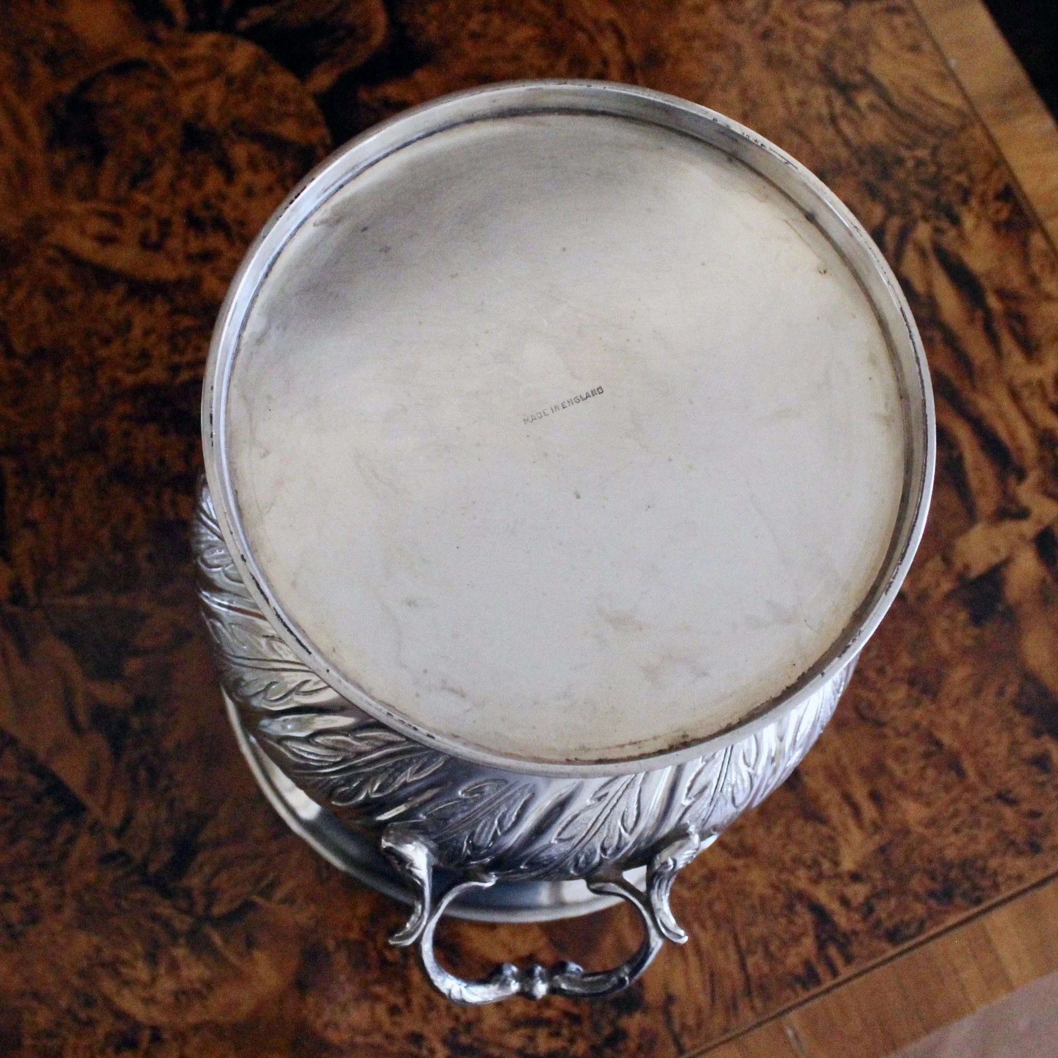 English Silver Plate Campagna Urns,  Champagne / Wine Coolers