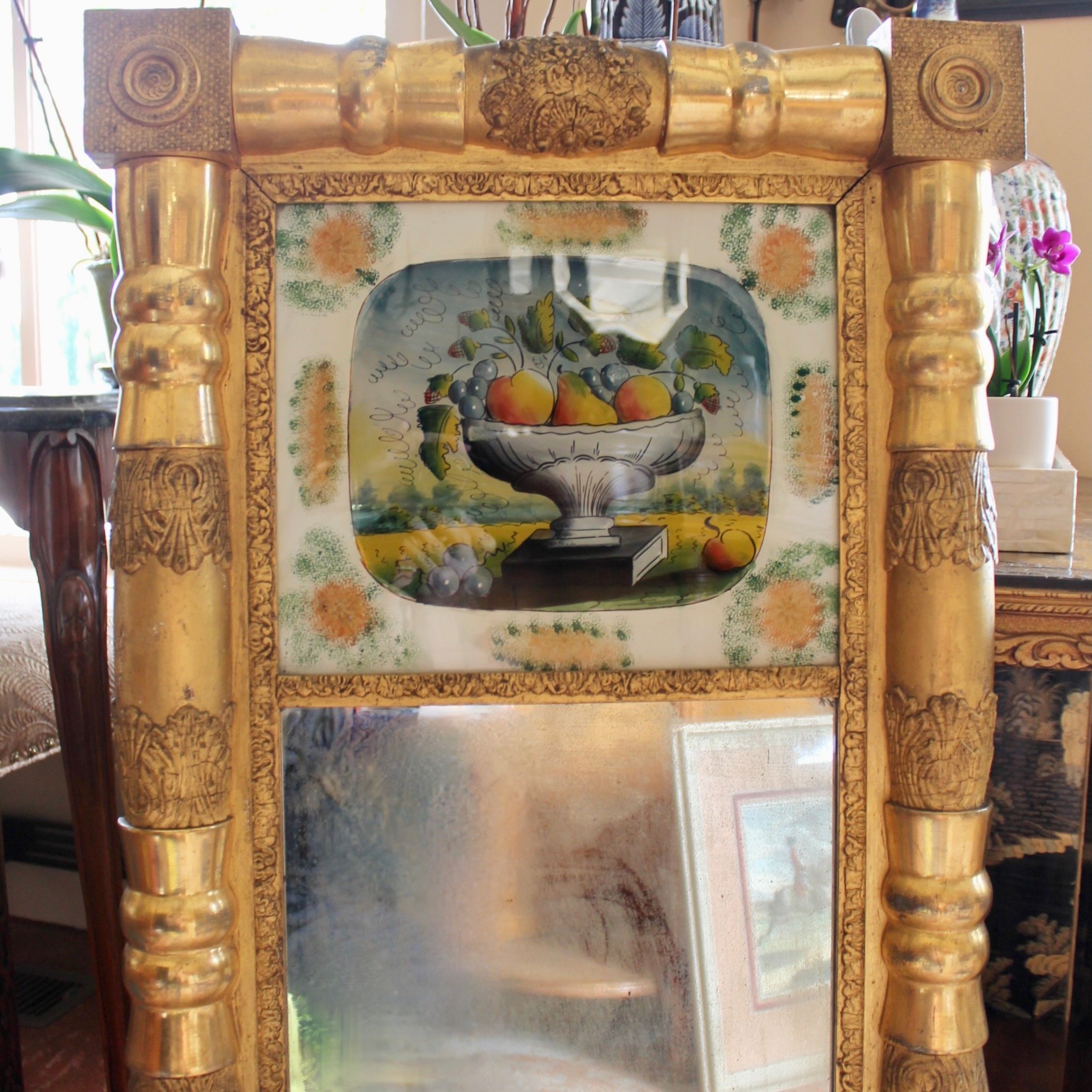 American-Sheraton-Gilt-MirrorWith-Reverse-Painted-Glass (1)