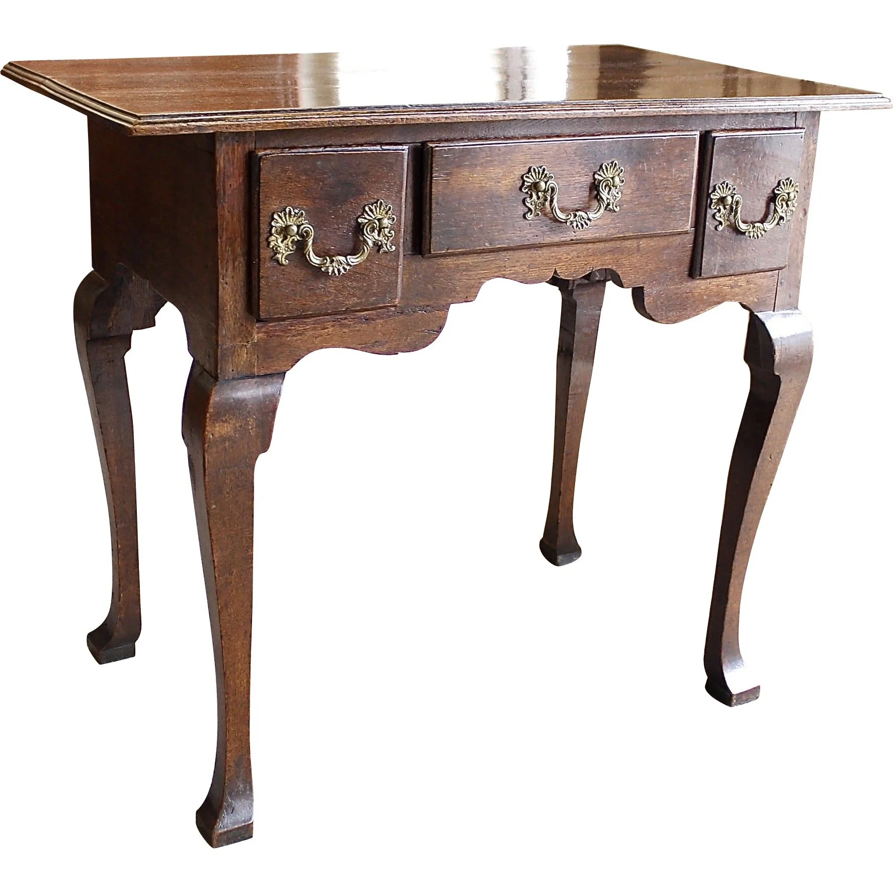 George II Oak Lowboy