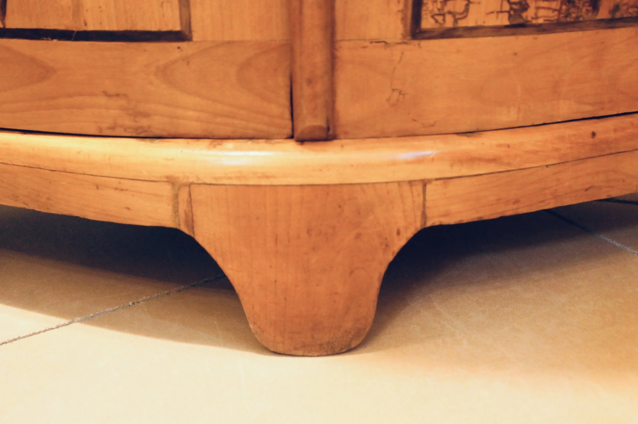 Pair of Directoire Biedermeier Corner Cabinets