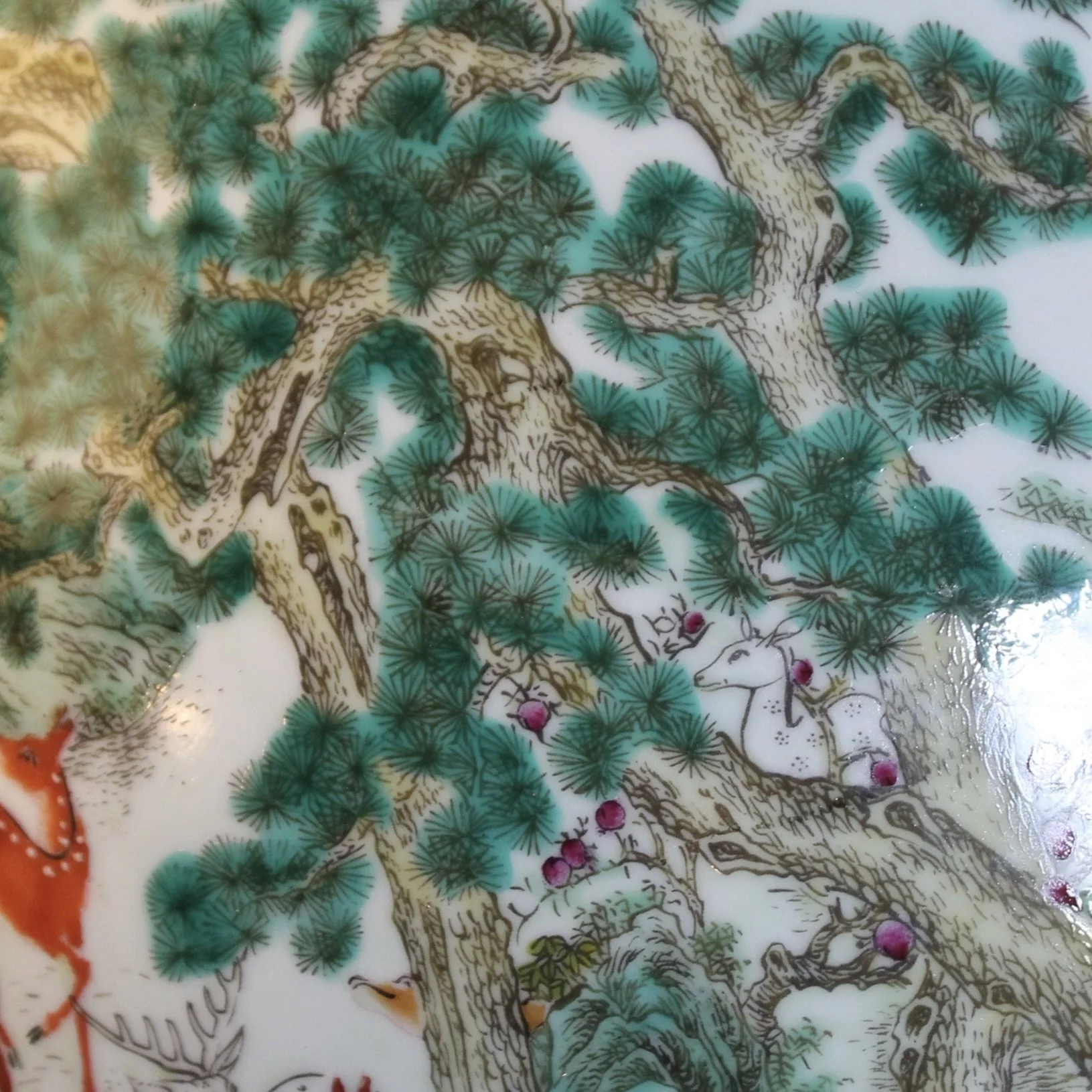 One hundred Blessings Pattern Chinese Porcelain Vase