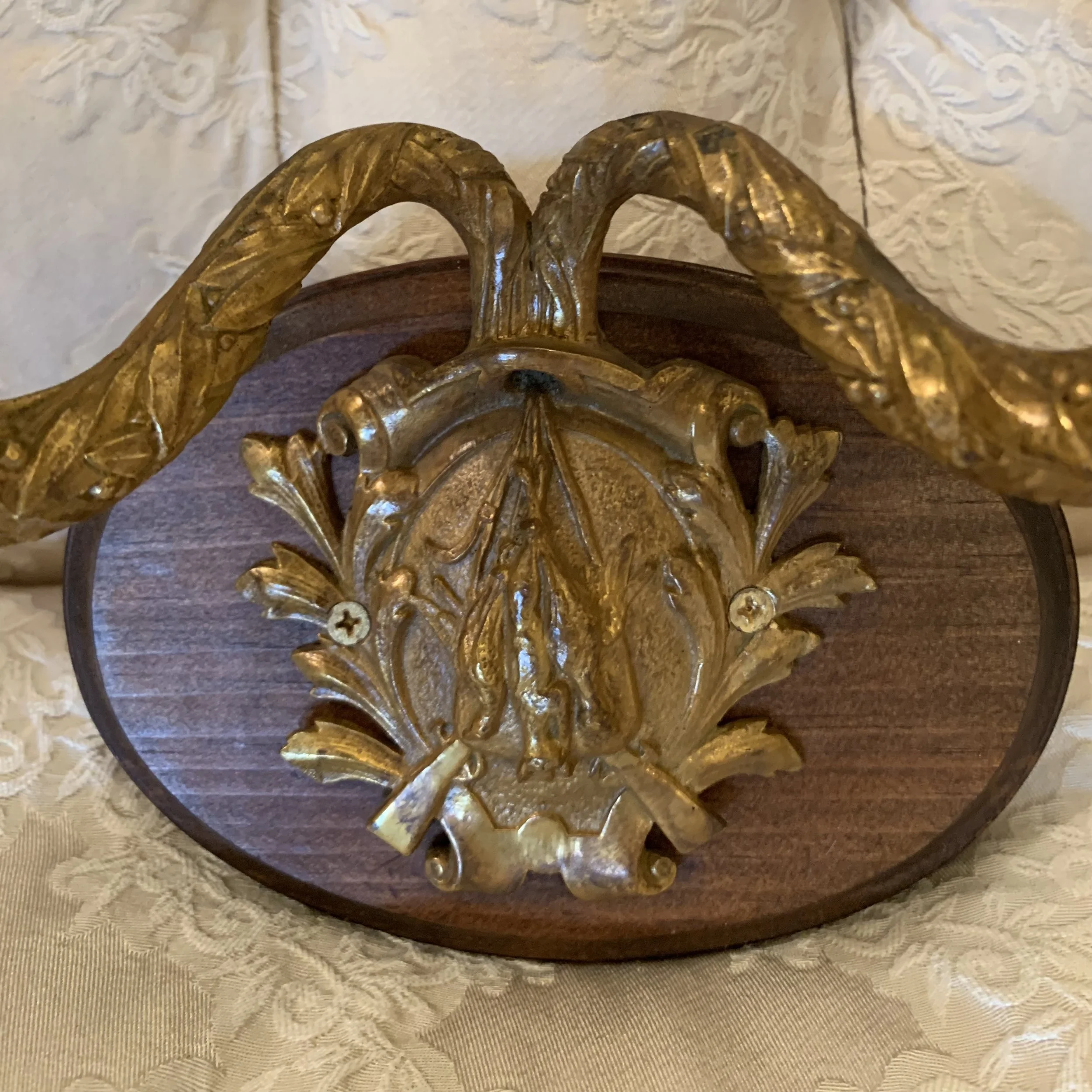 Antique French Napoleon III Gilt Bronze Sconces