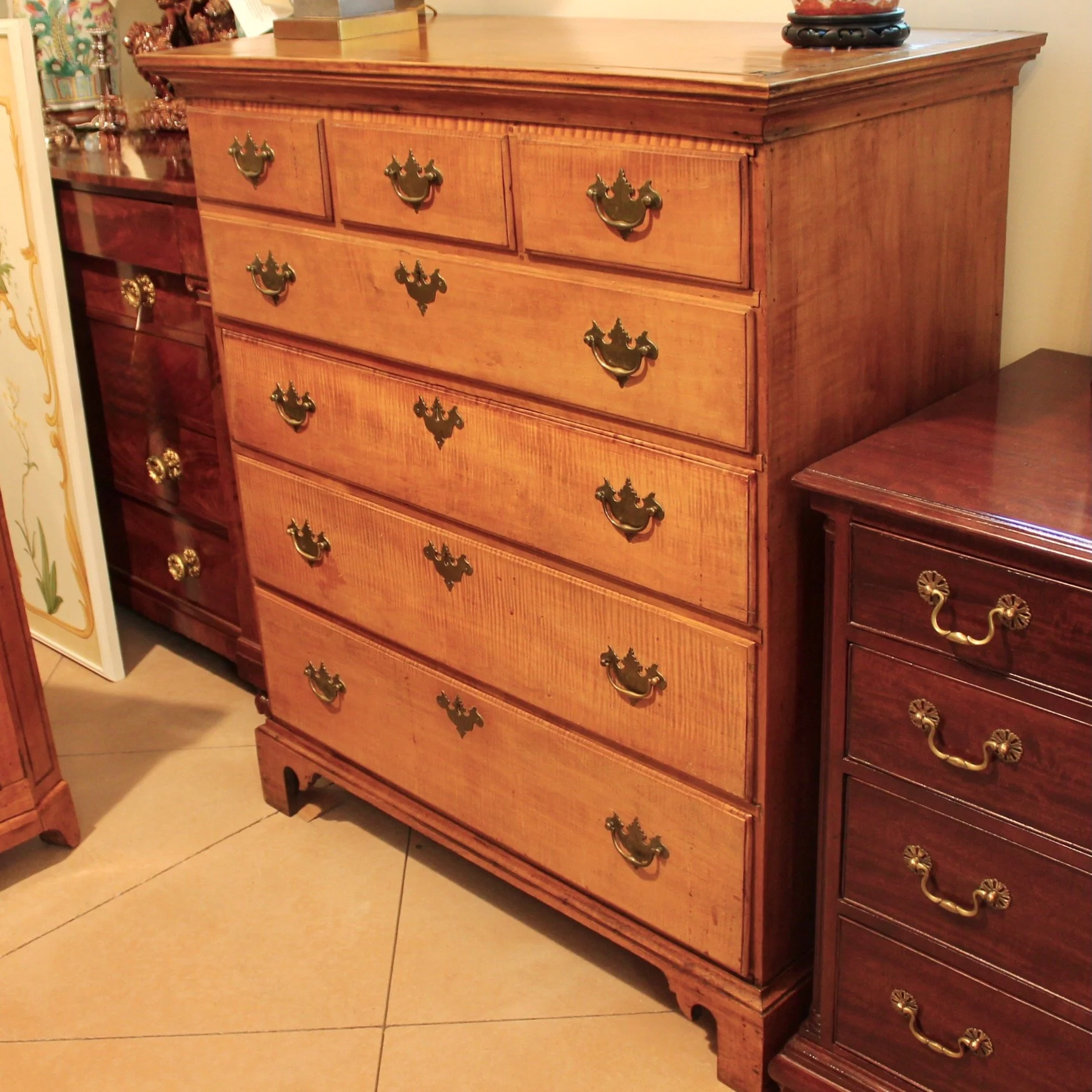 NewEngland-Tiger-Maple-Tall-chest-of-drawers-#2 (3).jpeg