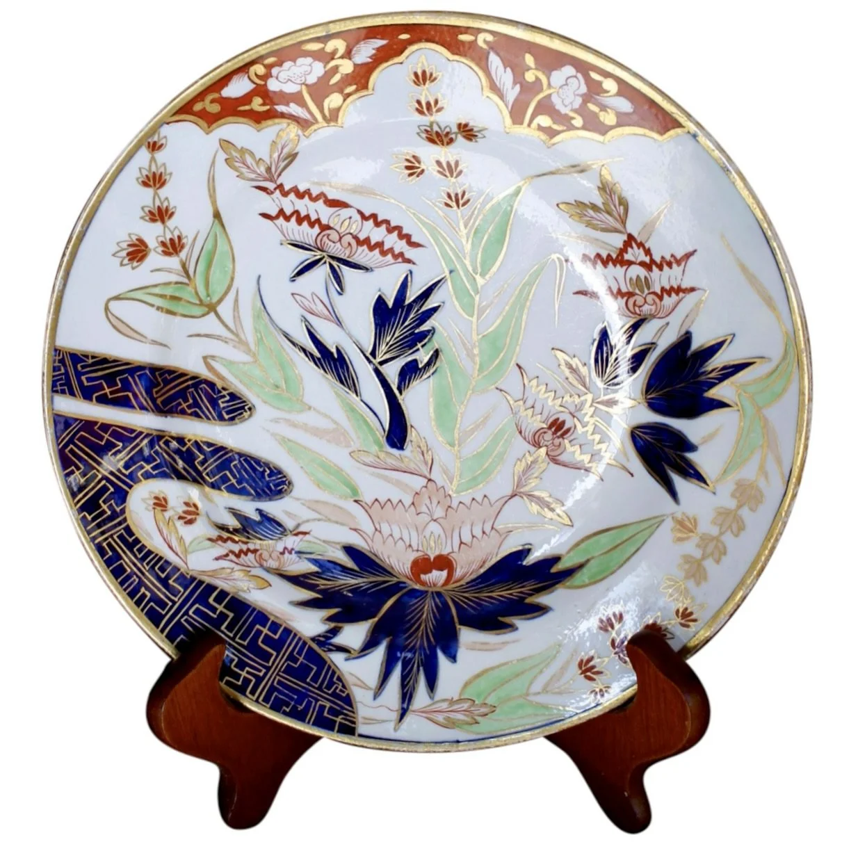 Chamberlain’s Worcester Porcelain Thumb and Finger Pattern Plate