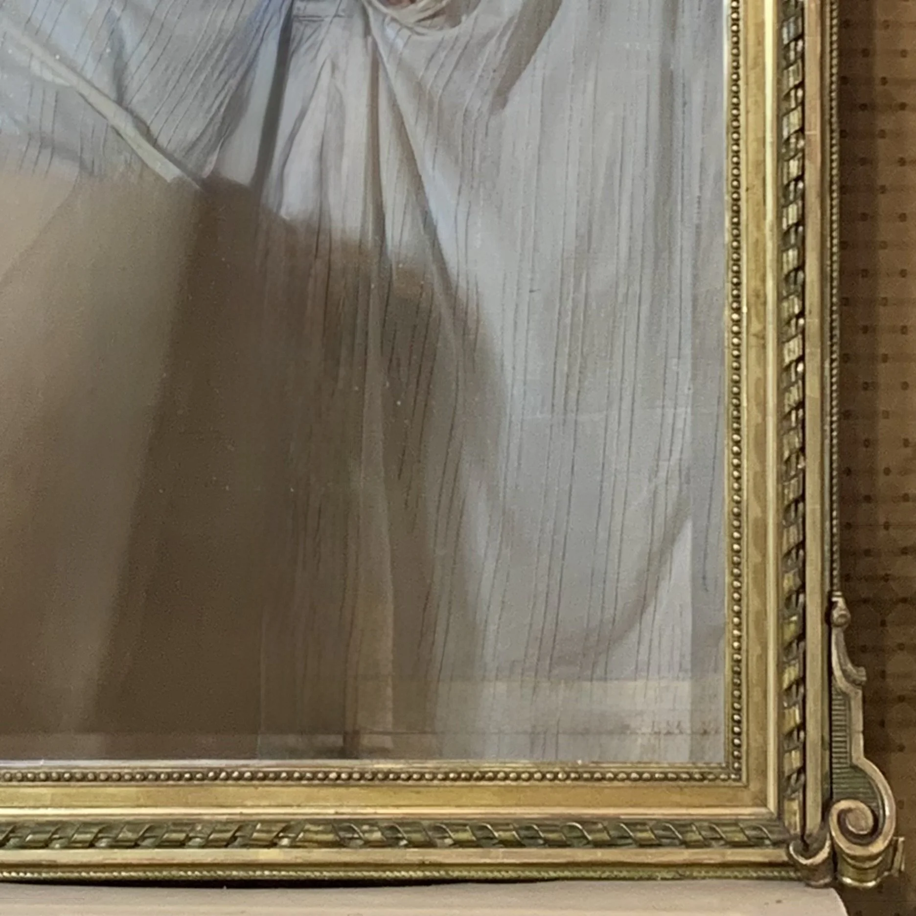 Large Louis XVI Style Giltwood Pier Mirror