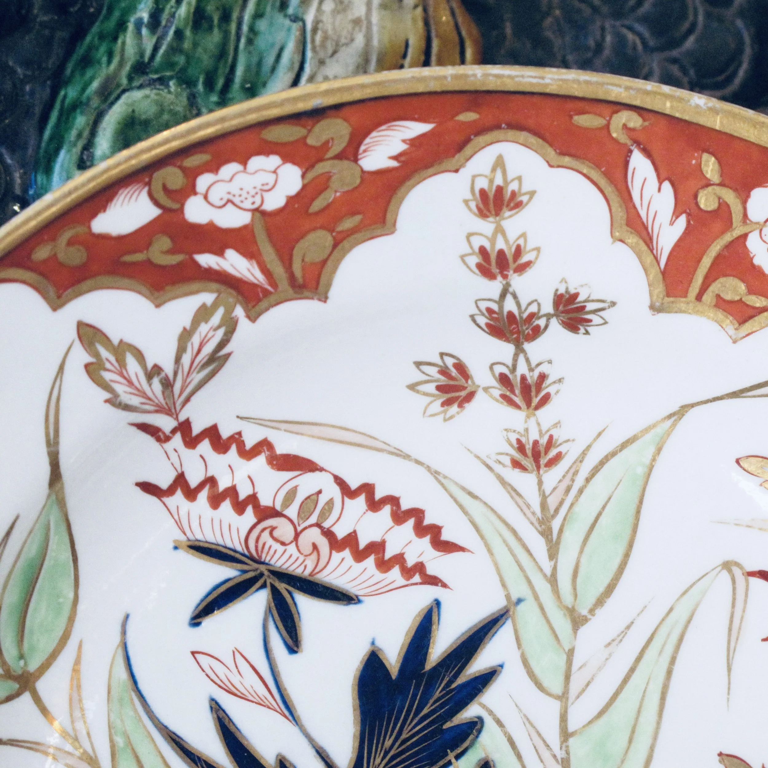 Chamberlain’s Worcester Porcelain Thumb and Finger Pattern Plate