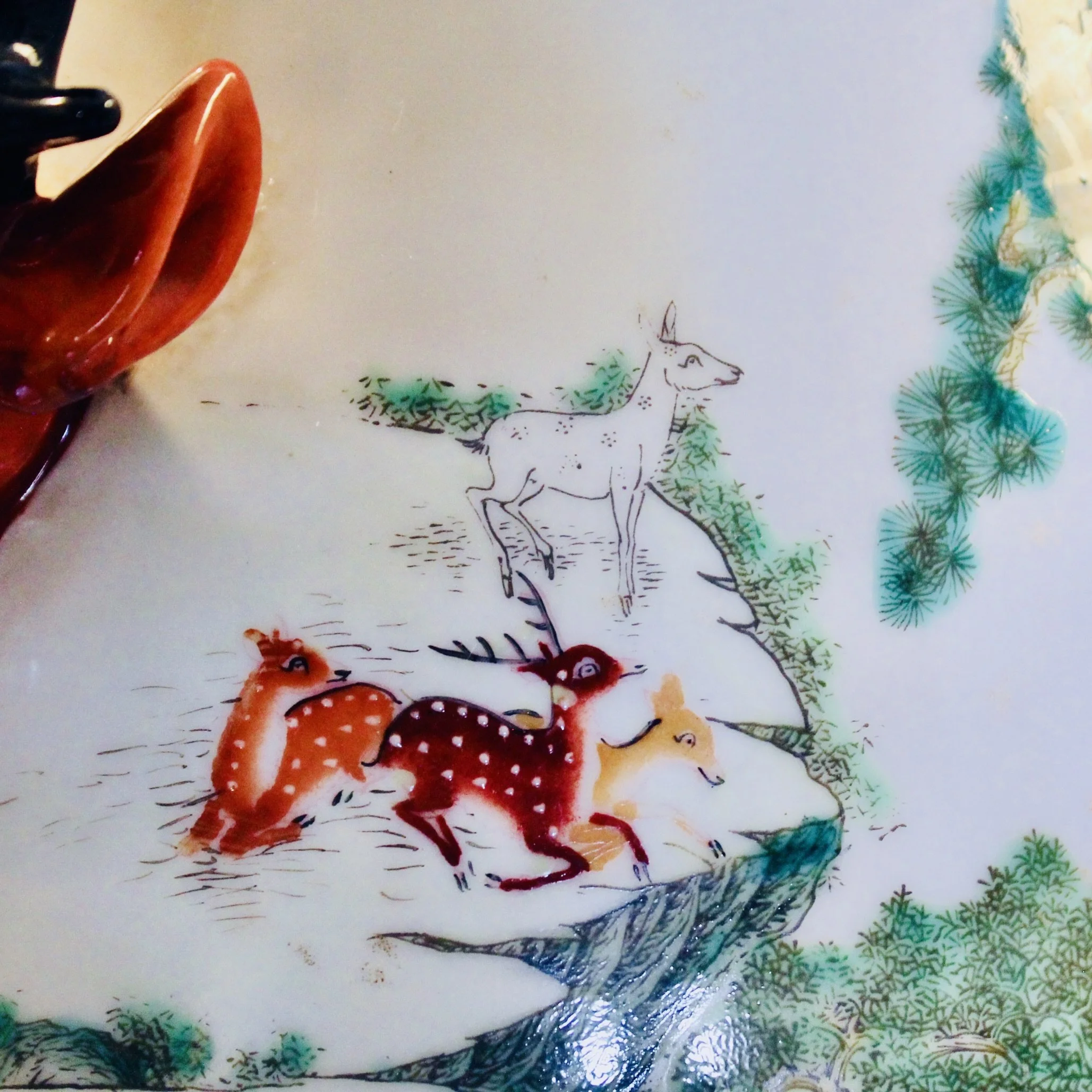 One hundred Blessings Pattern Chinese Porcelain Vase