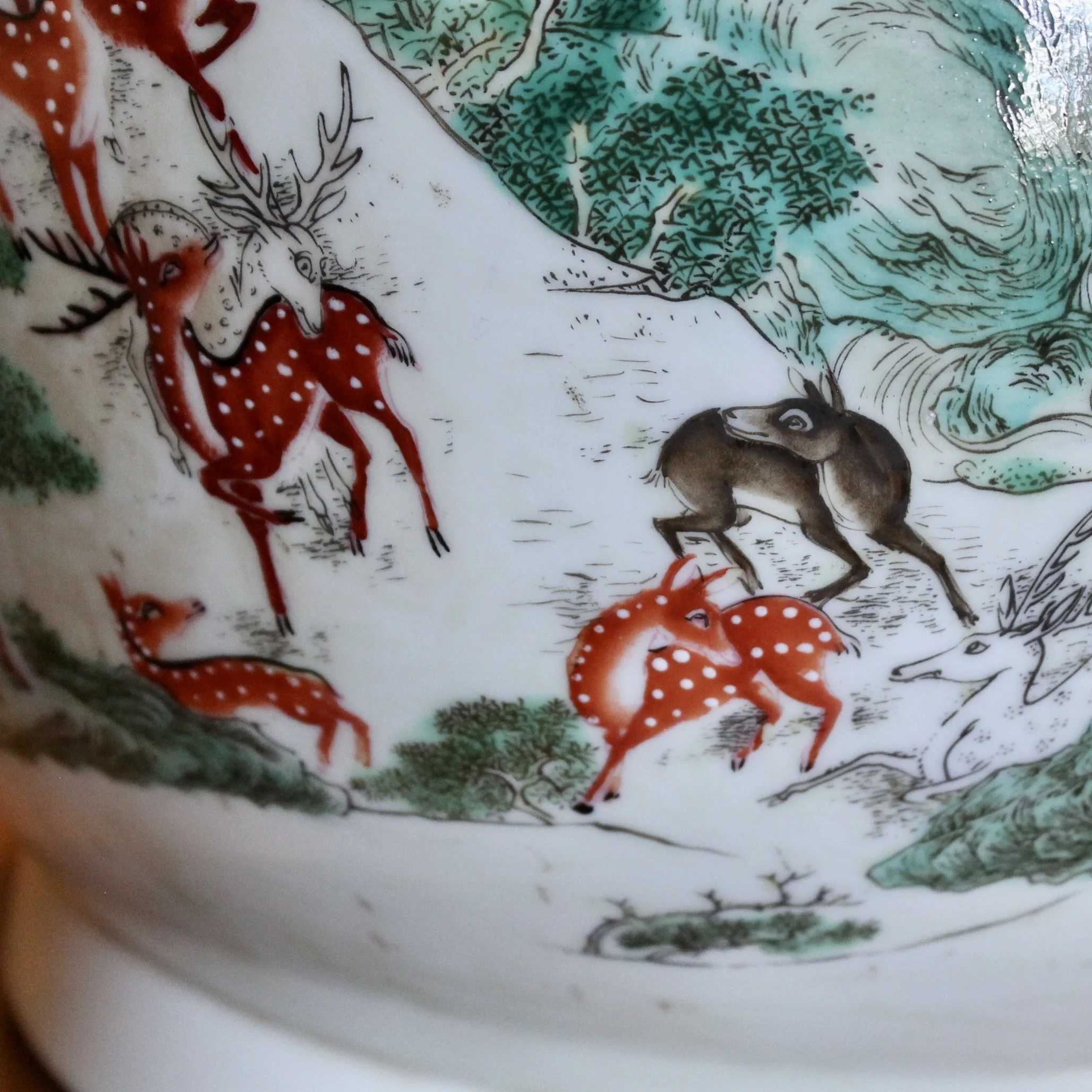 One hundred Blessings Pattern Chinese Porcelain Vase