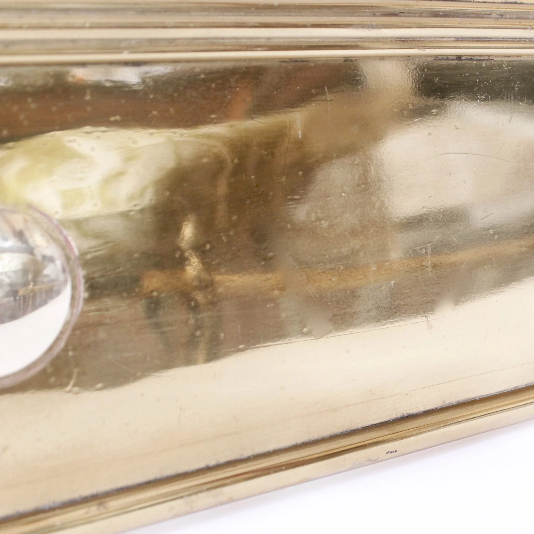 Edwardian Brass Fender with Applied Brass Elements
