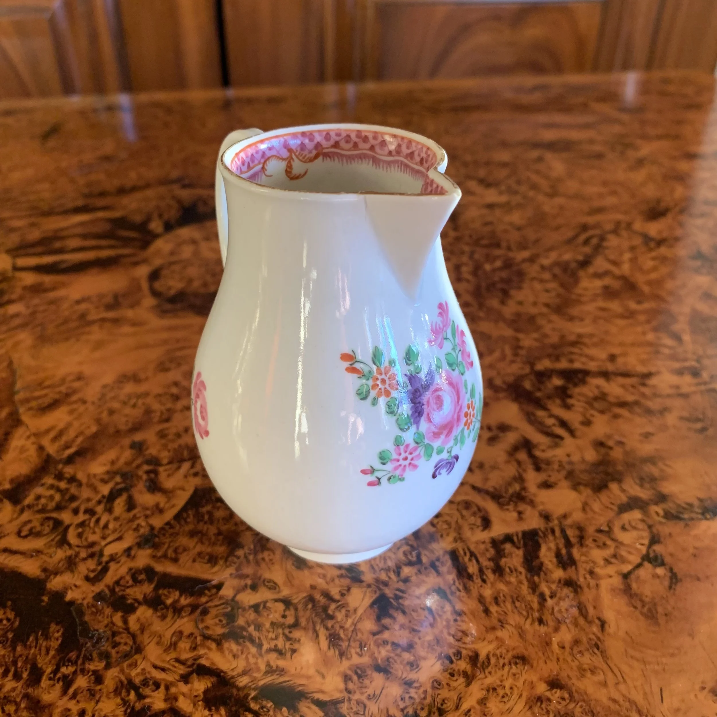 English Derby Chinese Export Porcelain Cream Pitcher